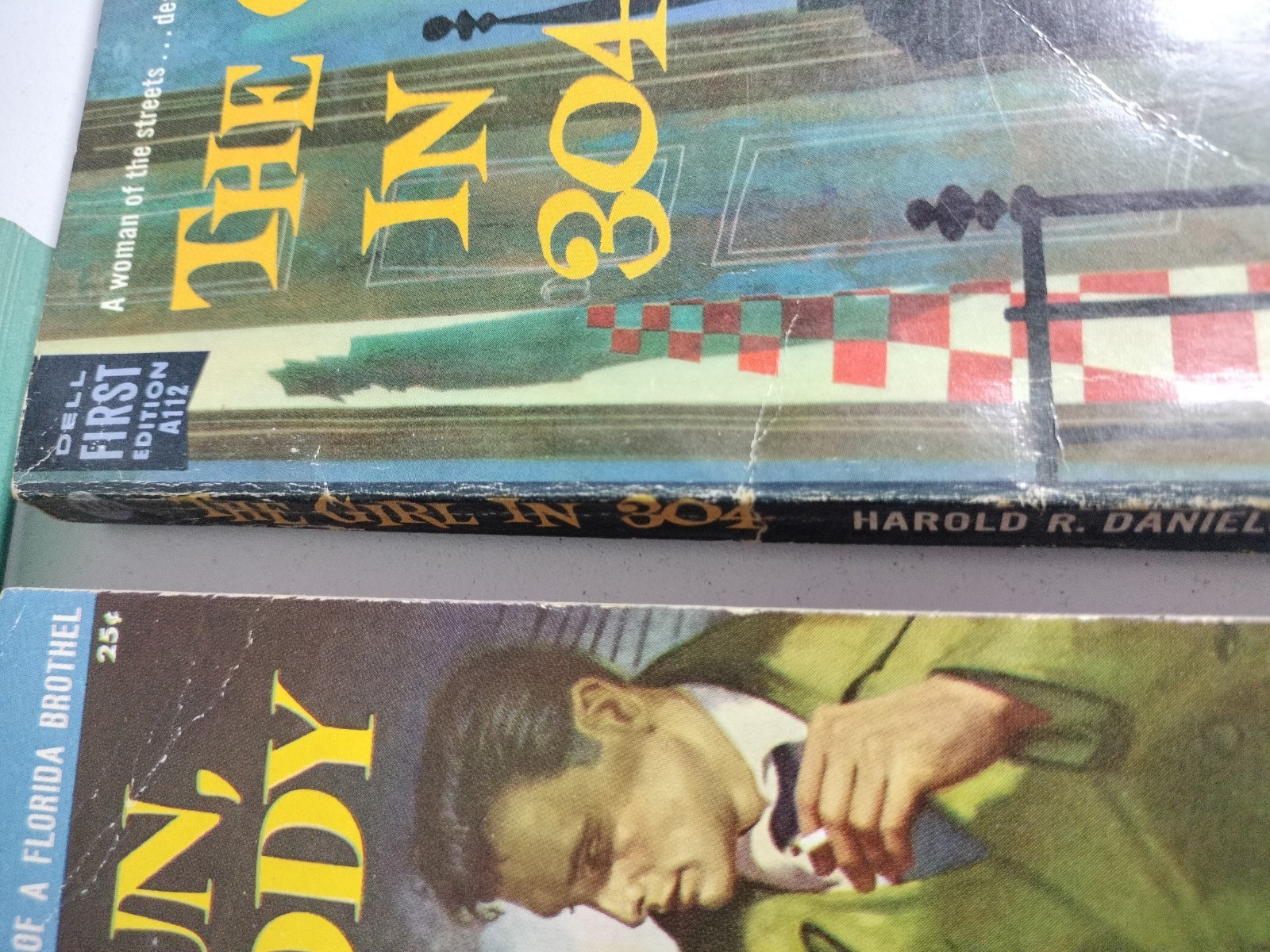 Vintage 1950s Mystery Paperback Lot Dell Lion Pocket Crime Noir 5 Books Pulp