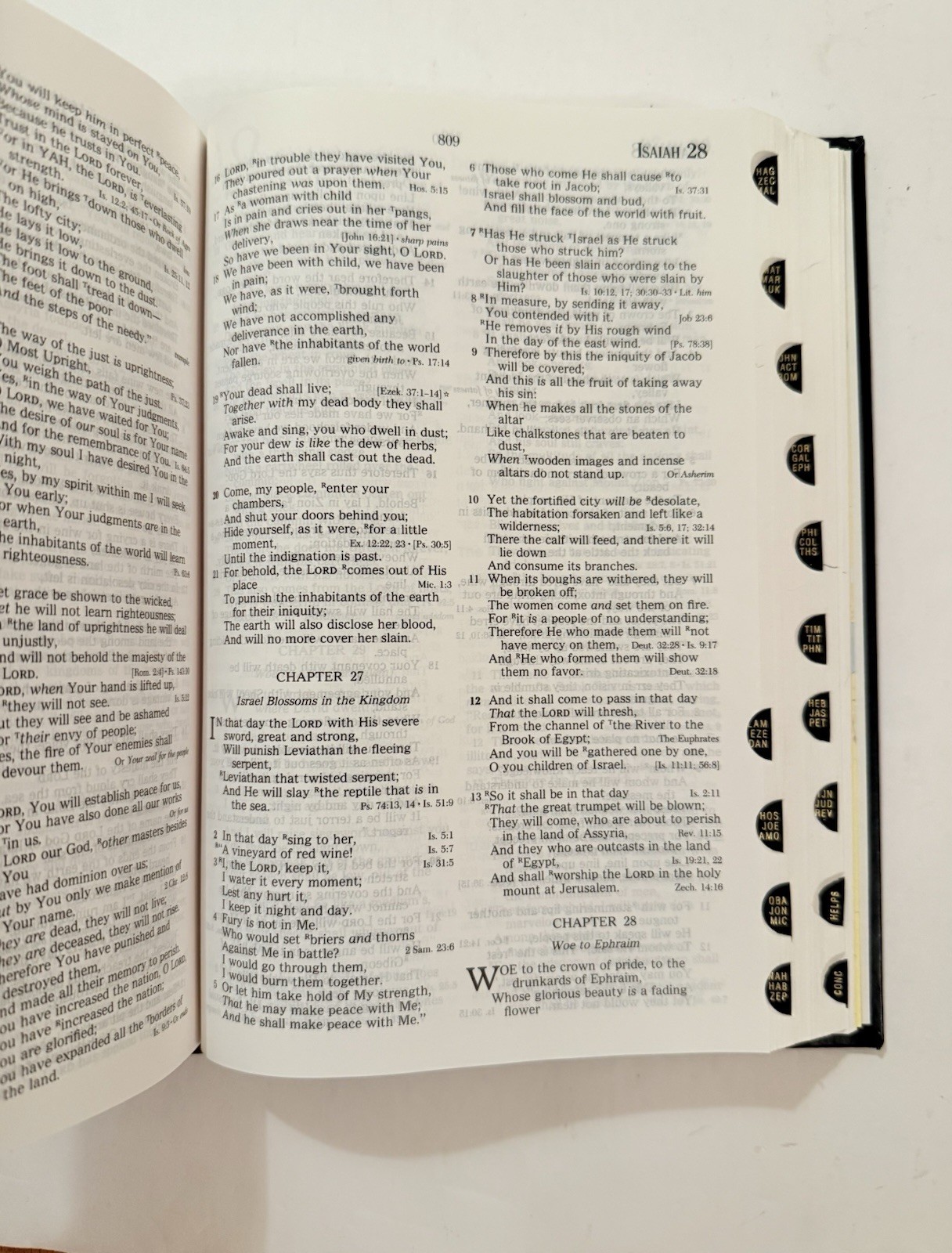John Hagee Prophecy Study Bible NKJV Nelson 1462 Black Hardcover THUMB INDEX ED