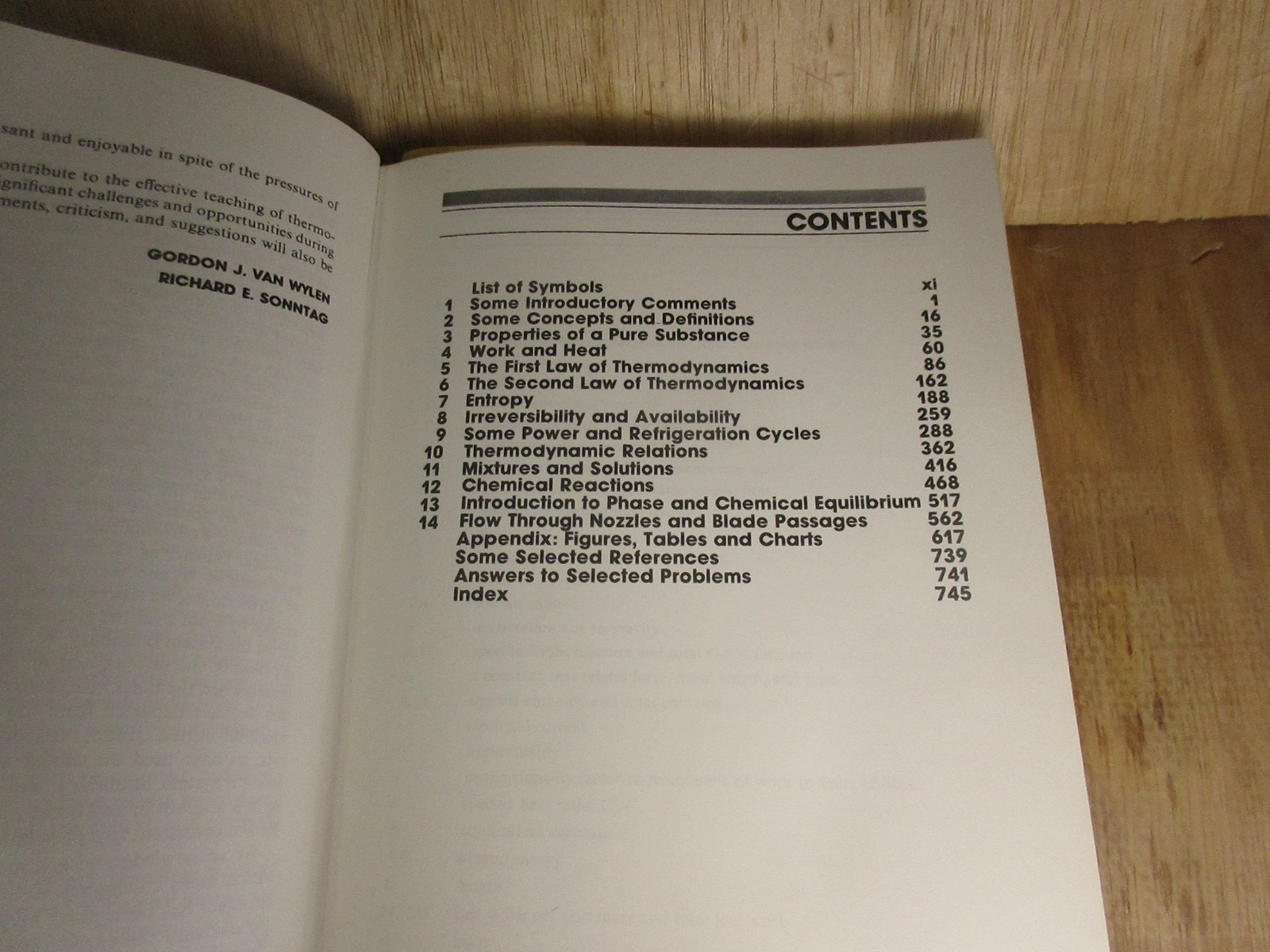 Fundementals of Classical Thermodynamics 3rd Edition Textbook 1986