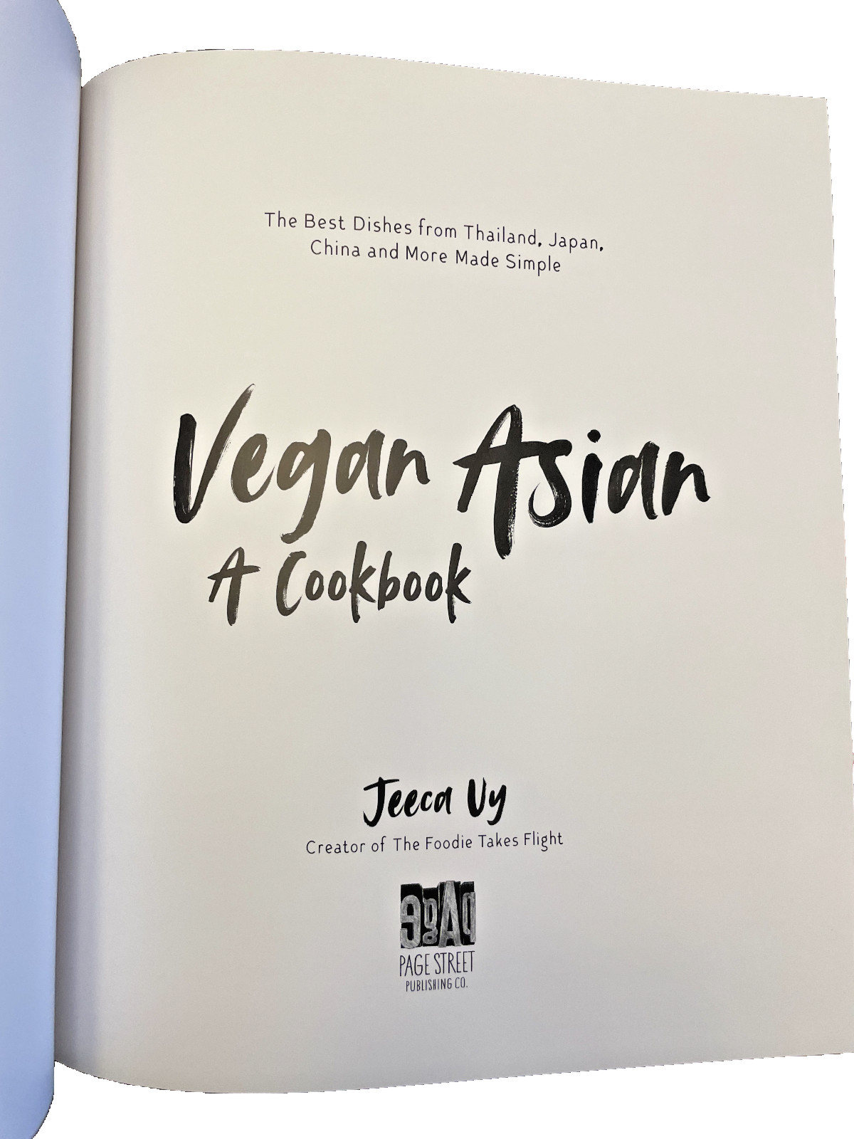 Cookbook Vegan Asian Dishes from Thailand Japan Recipes Book 168 Pages