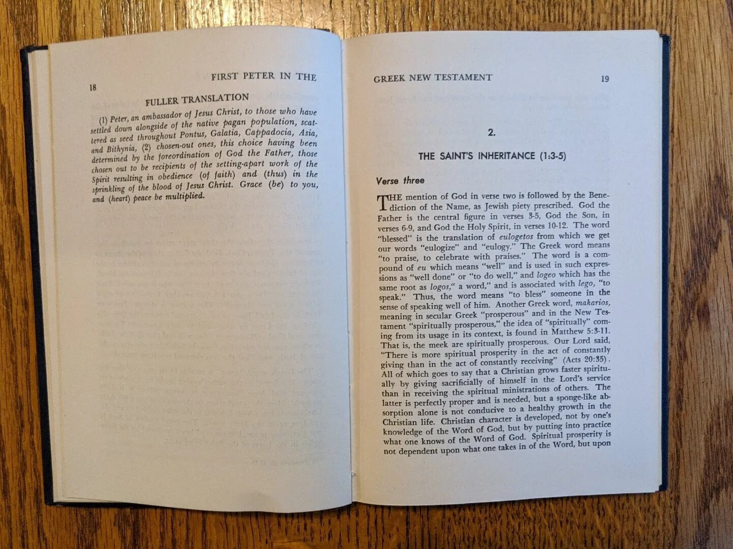 First Peter In The Greek New Testament For The English Reader Kenneth S. Wuest