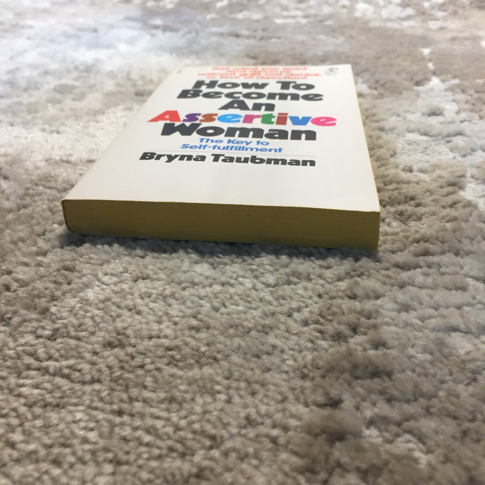How To Become An Assertive Woman Bryna Taubman 1976 Pocket Books Self Help Book