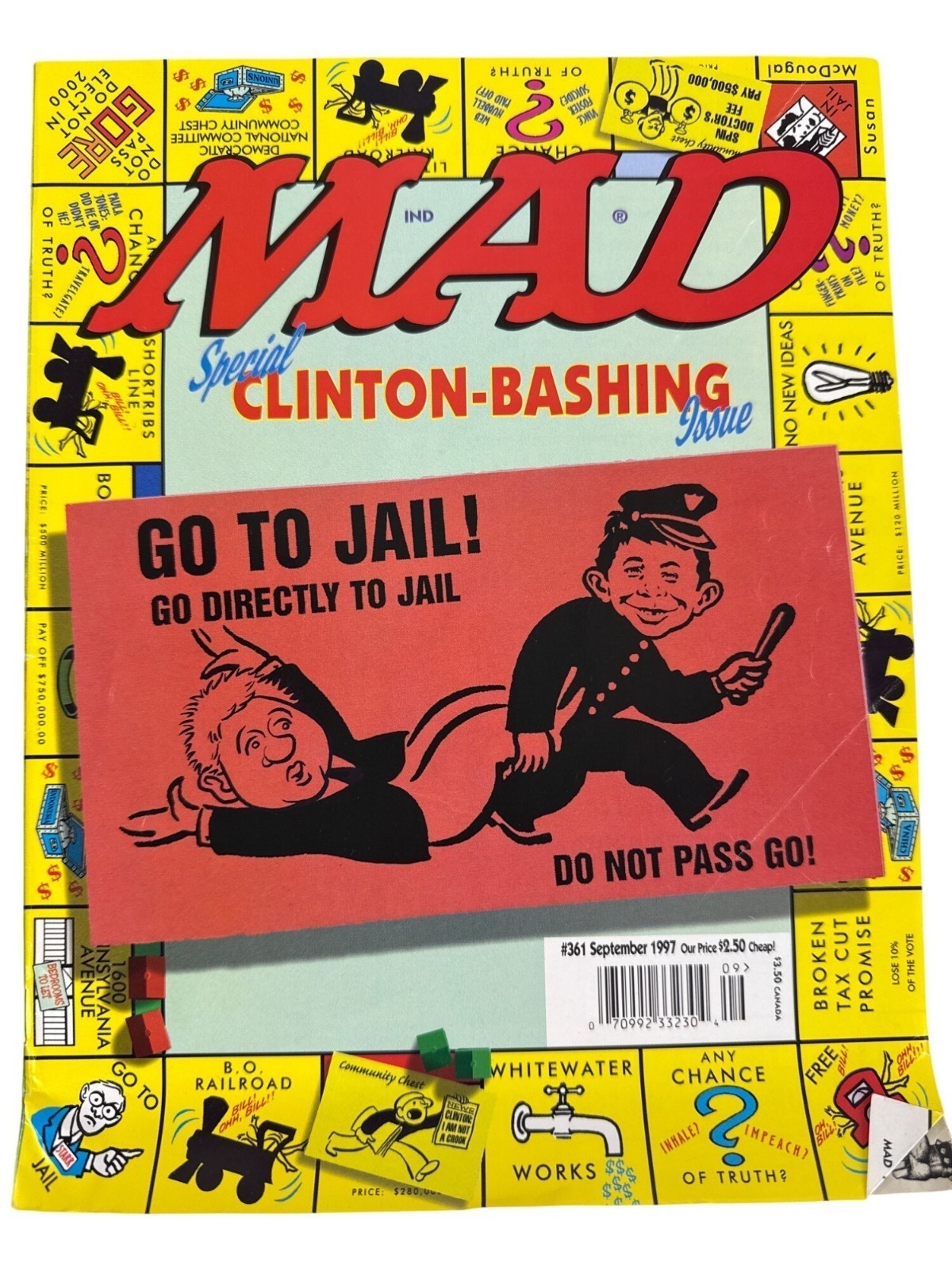 Mad Magazine no. 361 September 1997 „Go to Jail, Do not pass GO!