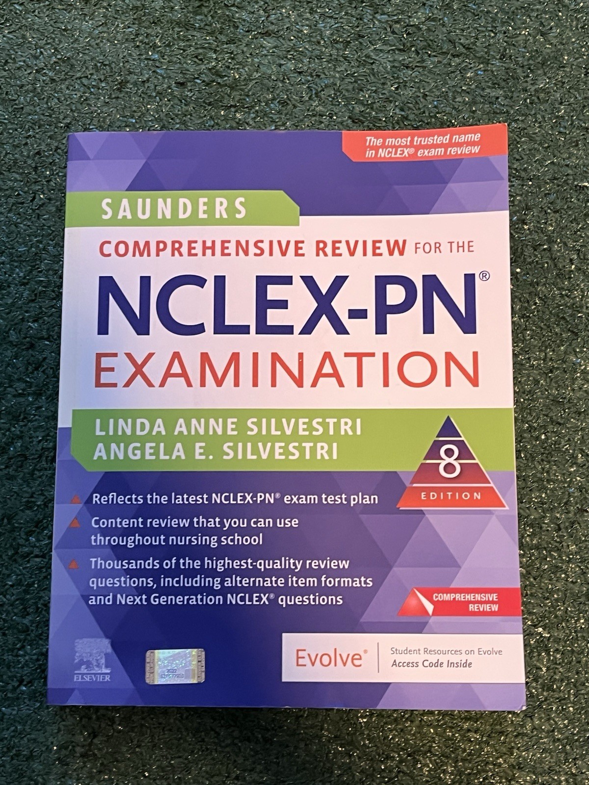Saunders NCLEX-PN Review 8th Ed – Used, No Code