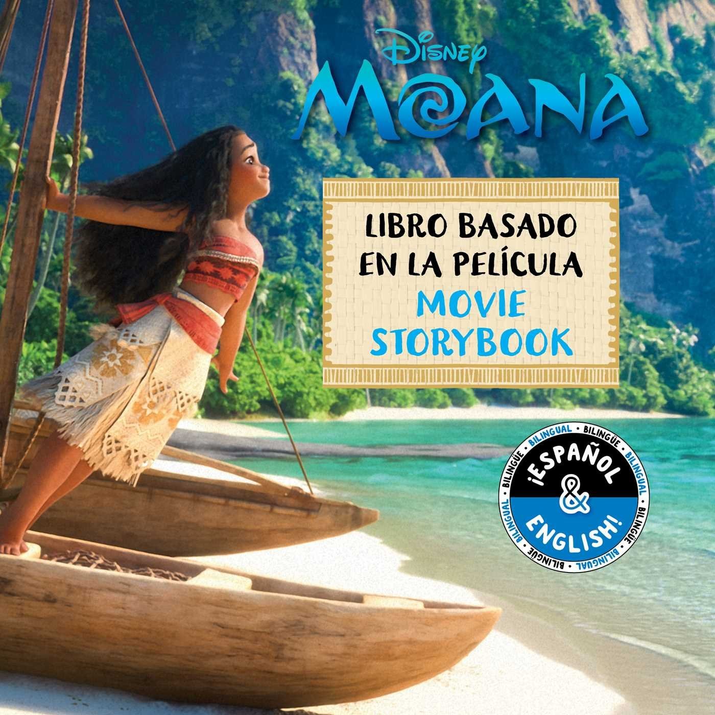 Disney Moana: Movie Storybook / Libro basado en la película (English-Spanis…