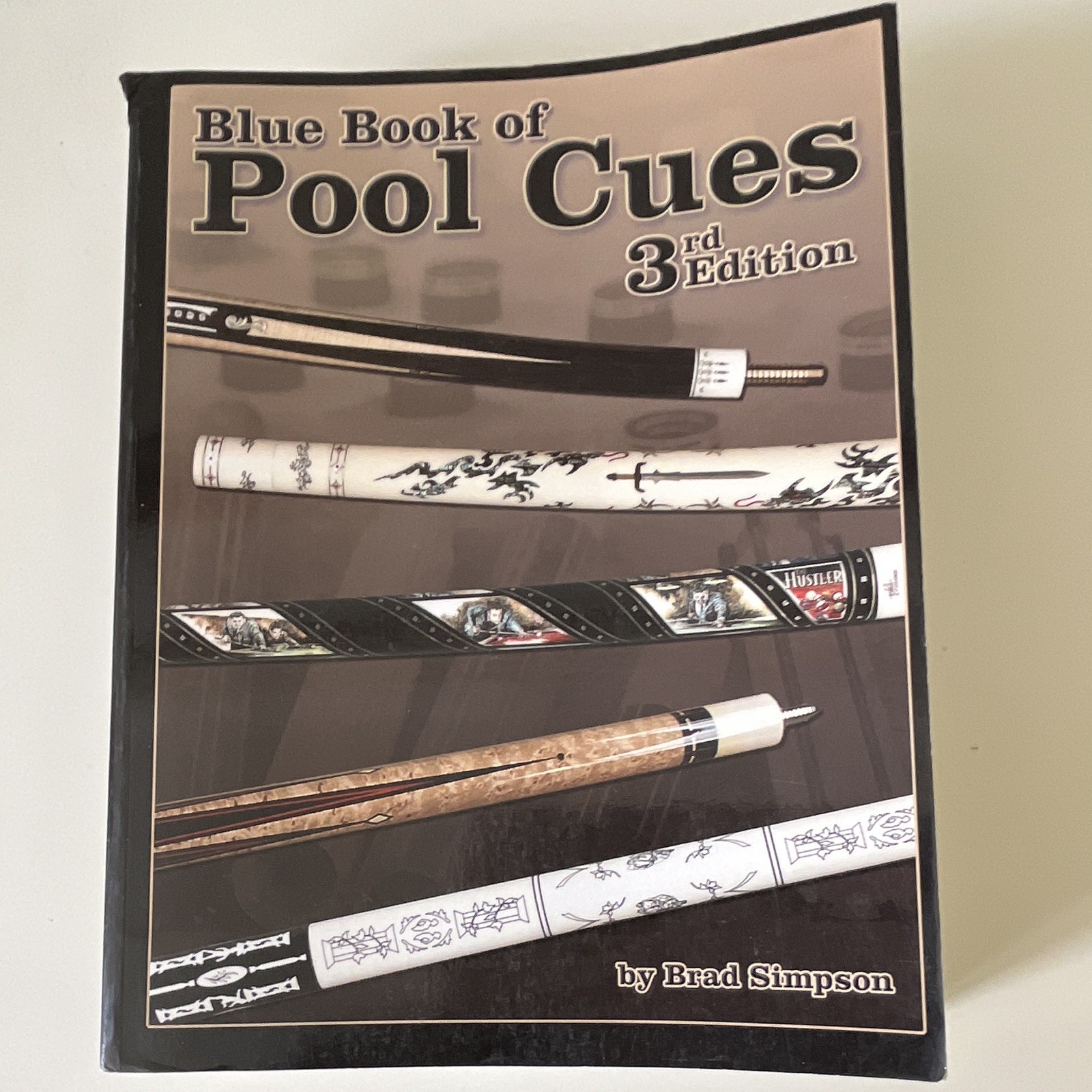 Blue Book of Pool Cues 3rd Edition by Brad Simpson Paperback