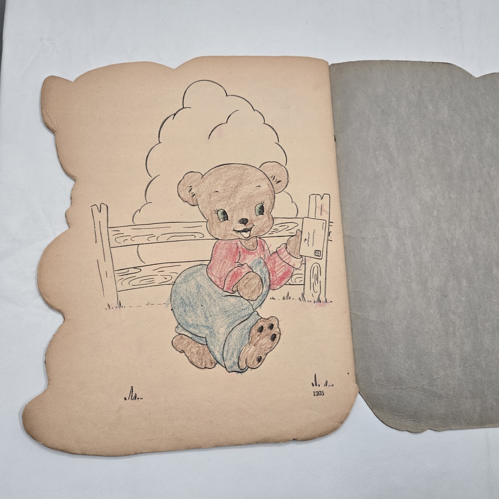 Tom Kitten’s Coloring Book Vintage 1940’s Kids Used See Description