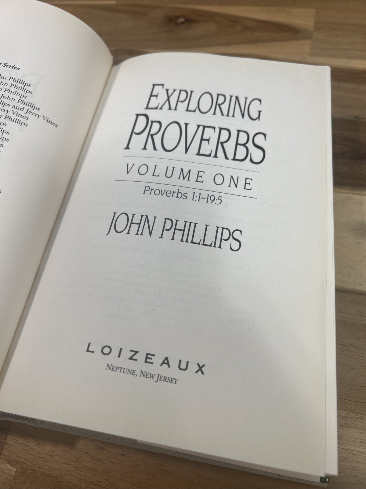 Exploring Proverbs by John Phillips (Hardcover)