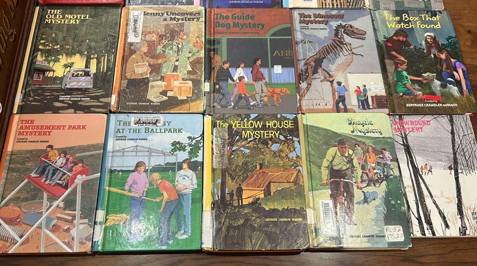 20 BOXCAR CHILDREN Mystery Hardcover Lot by Gertrude Chandler Warner 1980s HC