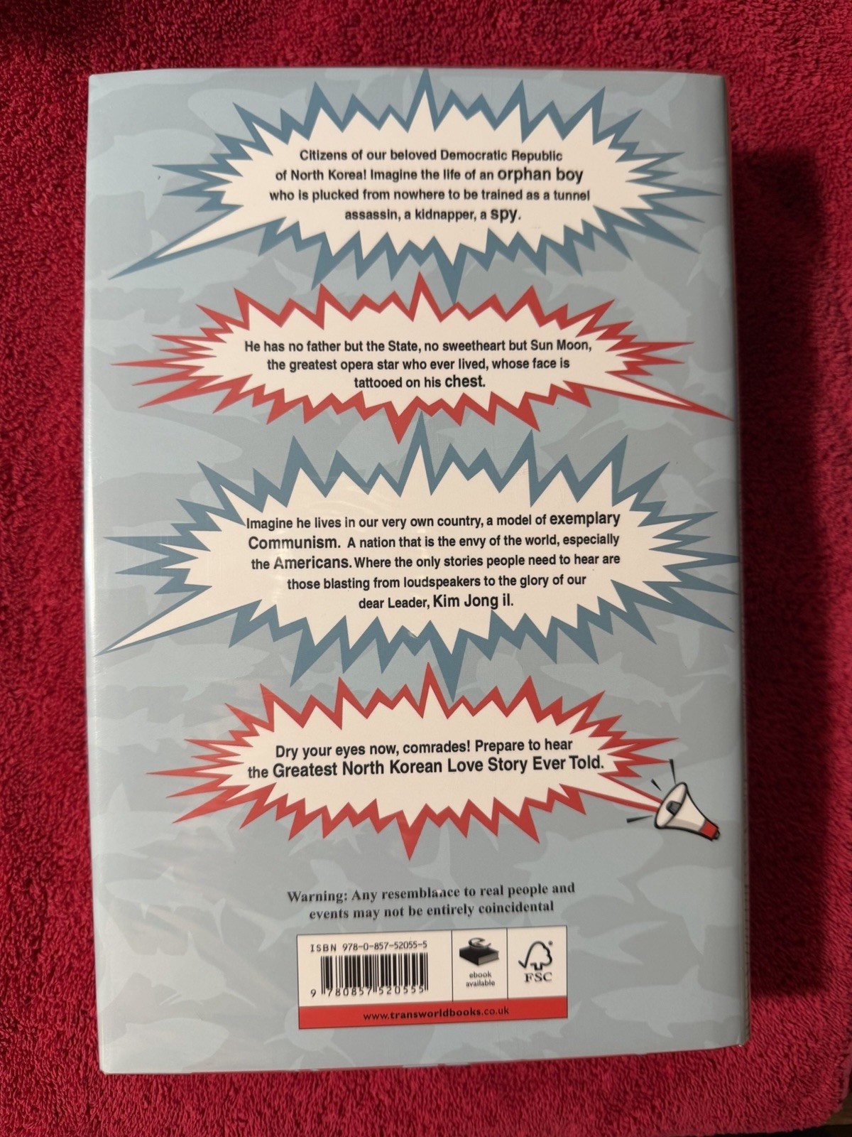 The Orphan Master’s Son by Adam Johnson Doubleday UK True 1st Ed Signed NEW