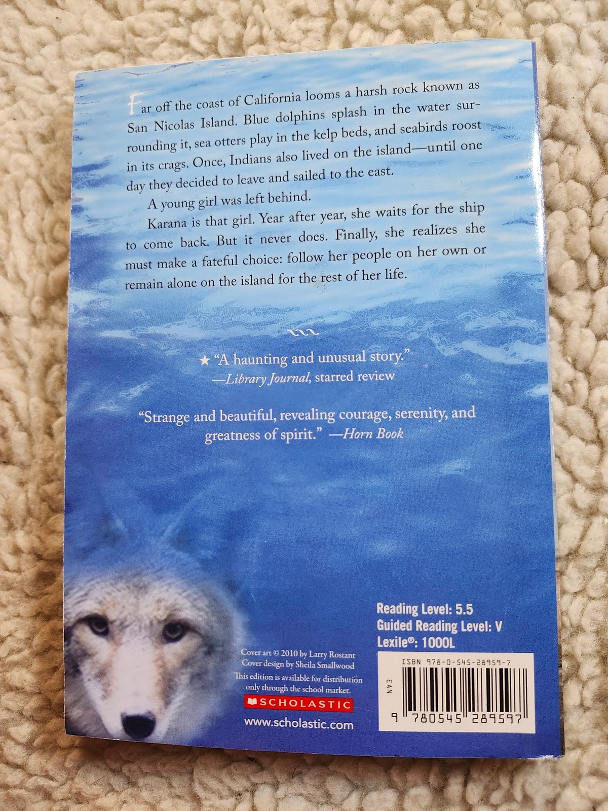 Scott O’Dell Island of the Blue Dolphins Paperback 50th Anniversary Scholastic