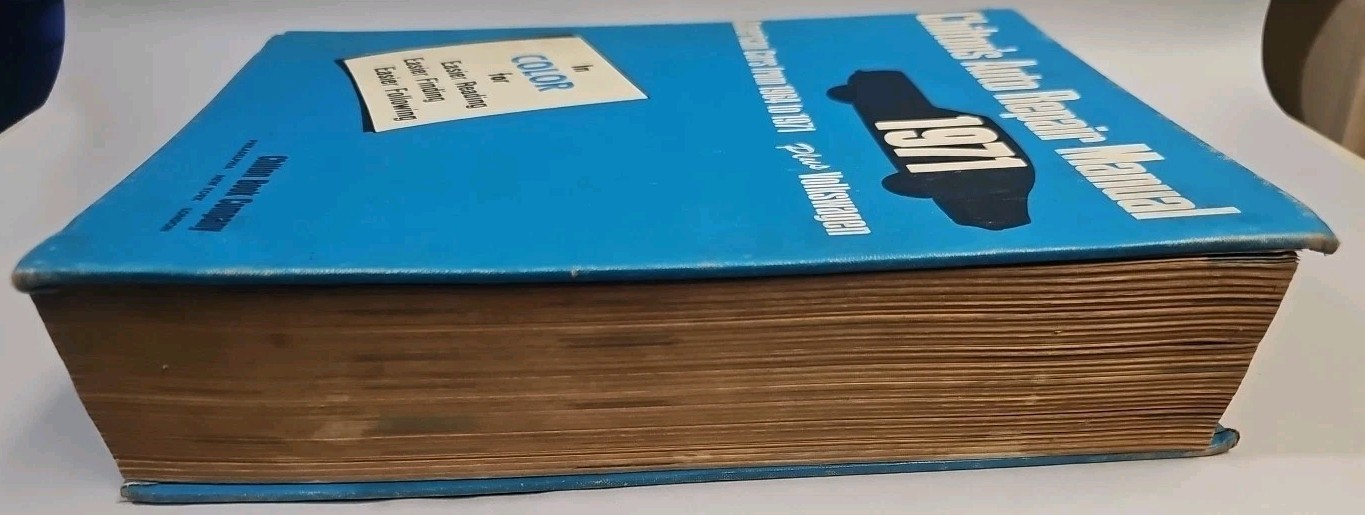 Chilton’s Auto Repair Manual 1971 American Cars 1964 to 1971 Hardcover Edition