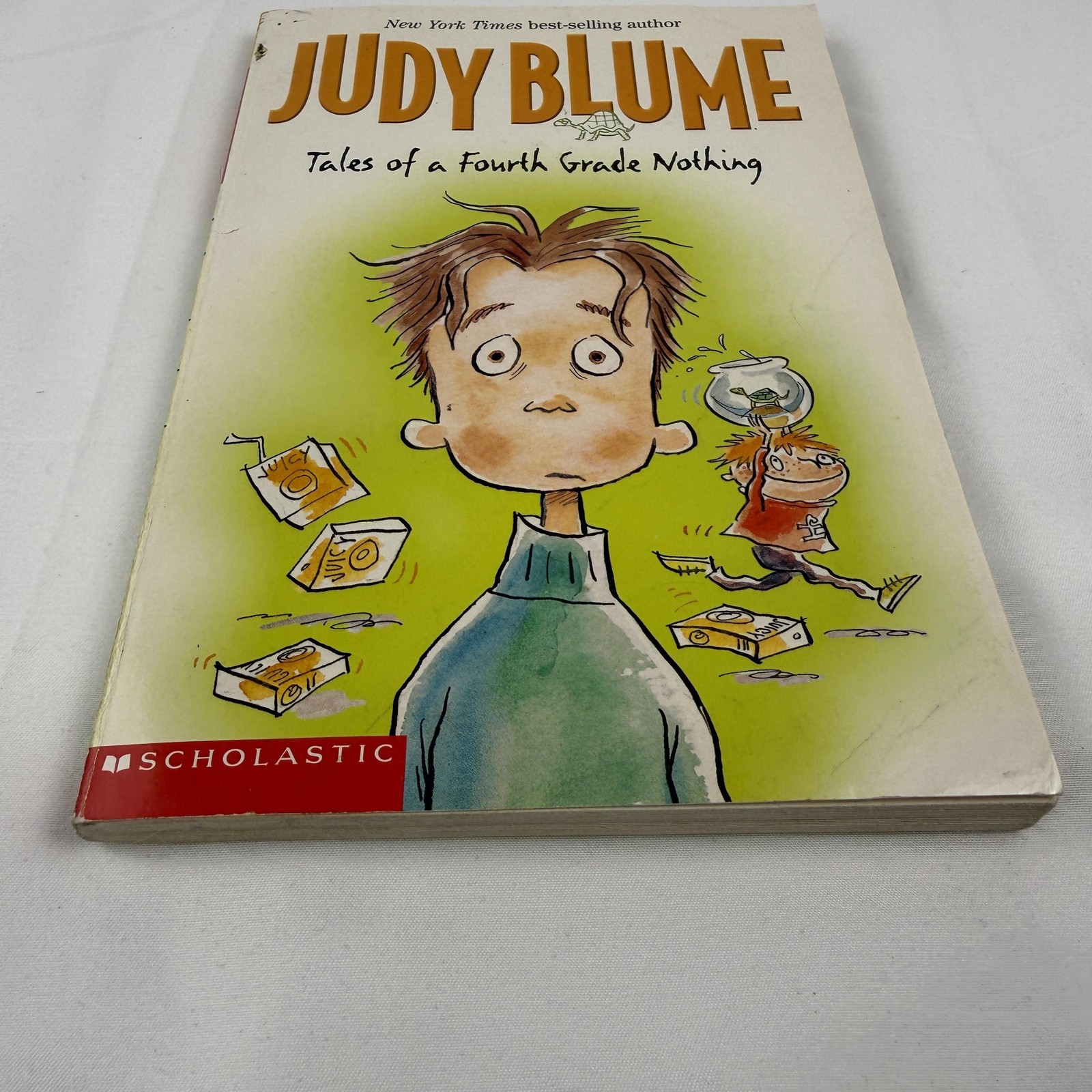 Tales Of A Fourth Grade Nothing Judy Blume Scholastic White PB Kids Humor