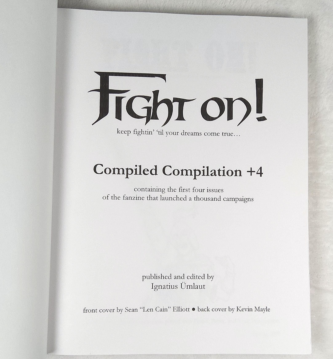 Fight On! Compiled Compilation +4 OSR RPG Book Near Mint Brand New – Issues 1-4