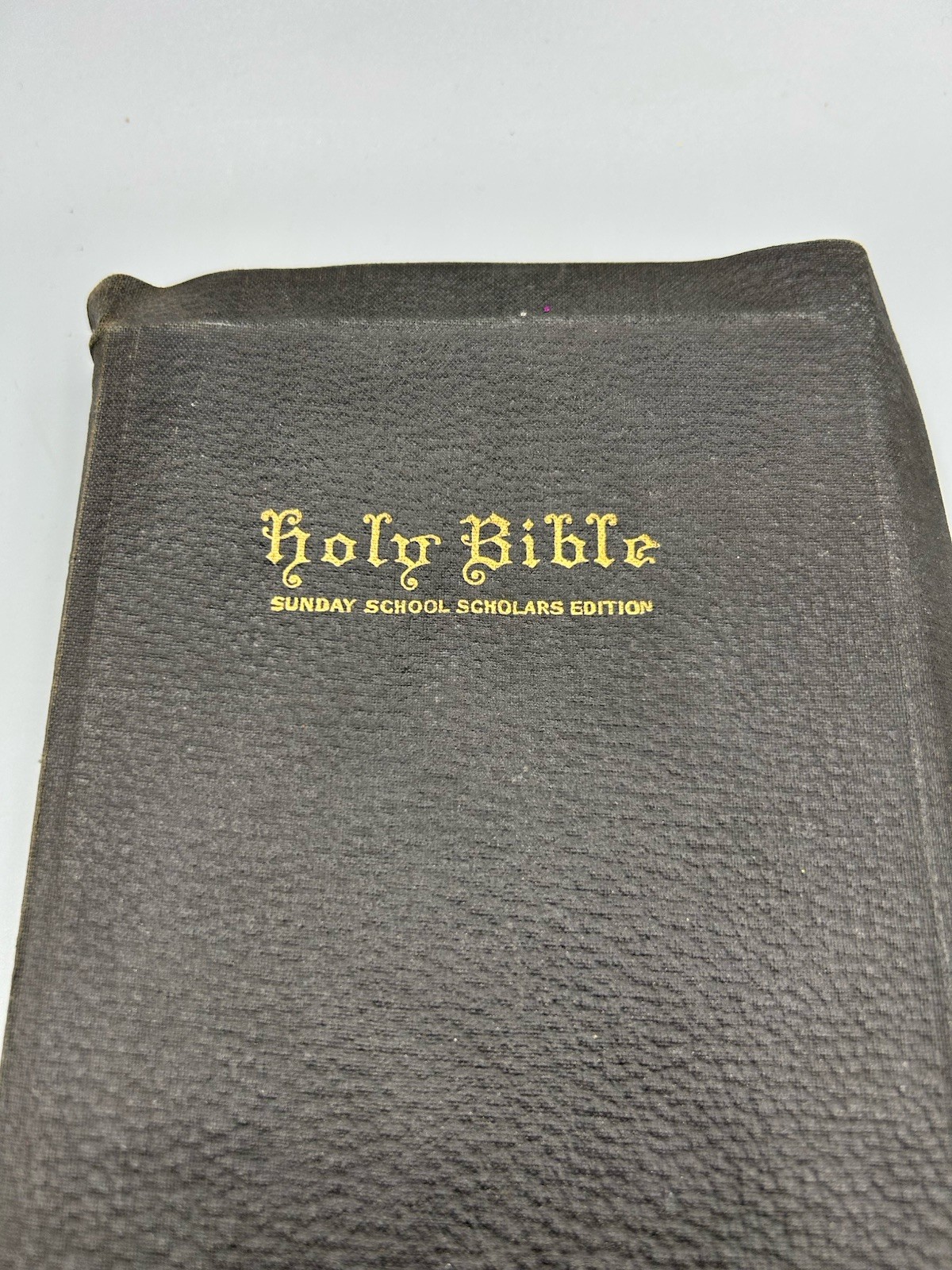 KJV Holy Bible – Sunday School Scholars Edition – 1920s National Bible Press