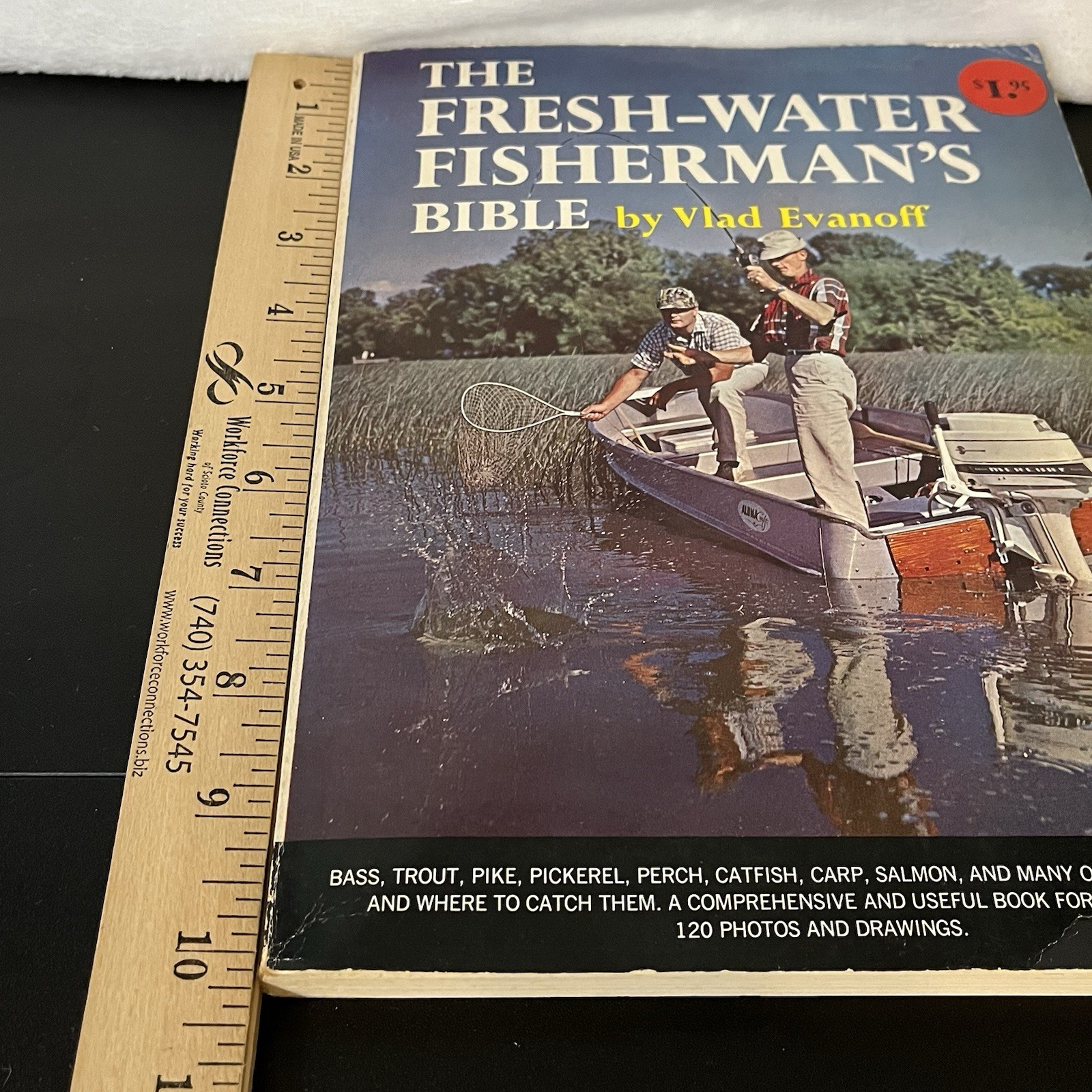 Vintage 1964 The Fresh-Water Fisherman’s Bible Book 180 Pages Vlad Evanoff