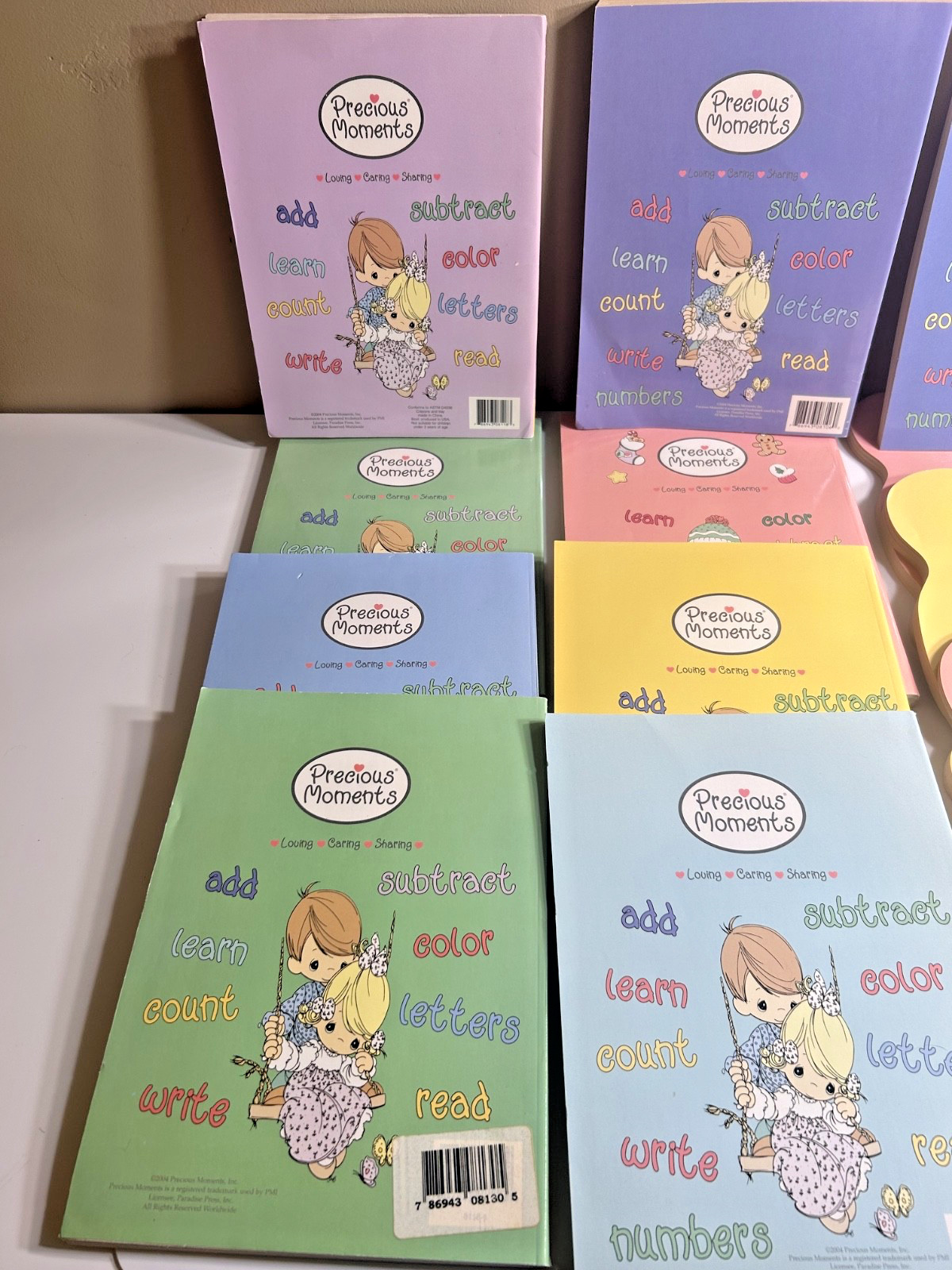 NEW Vintage Lot of 17 Precious Moments Coloring Activity Books Book UNUSED ++