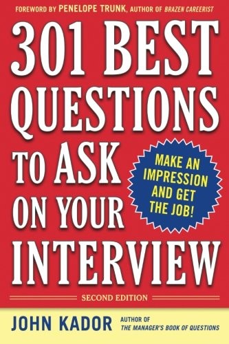 301 BEST QUESTIONS TO ASK ON YOUR INTERVIEW, SECOND By John Kador Mint Condition