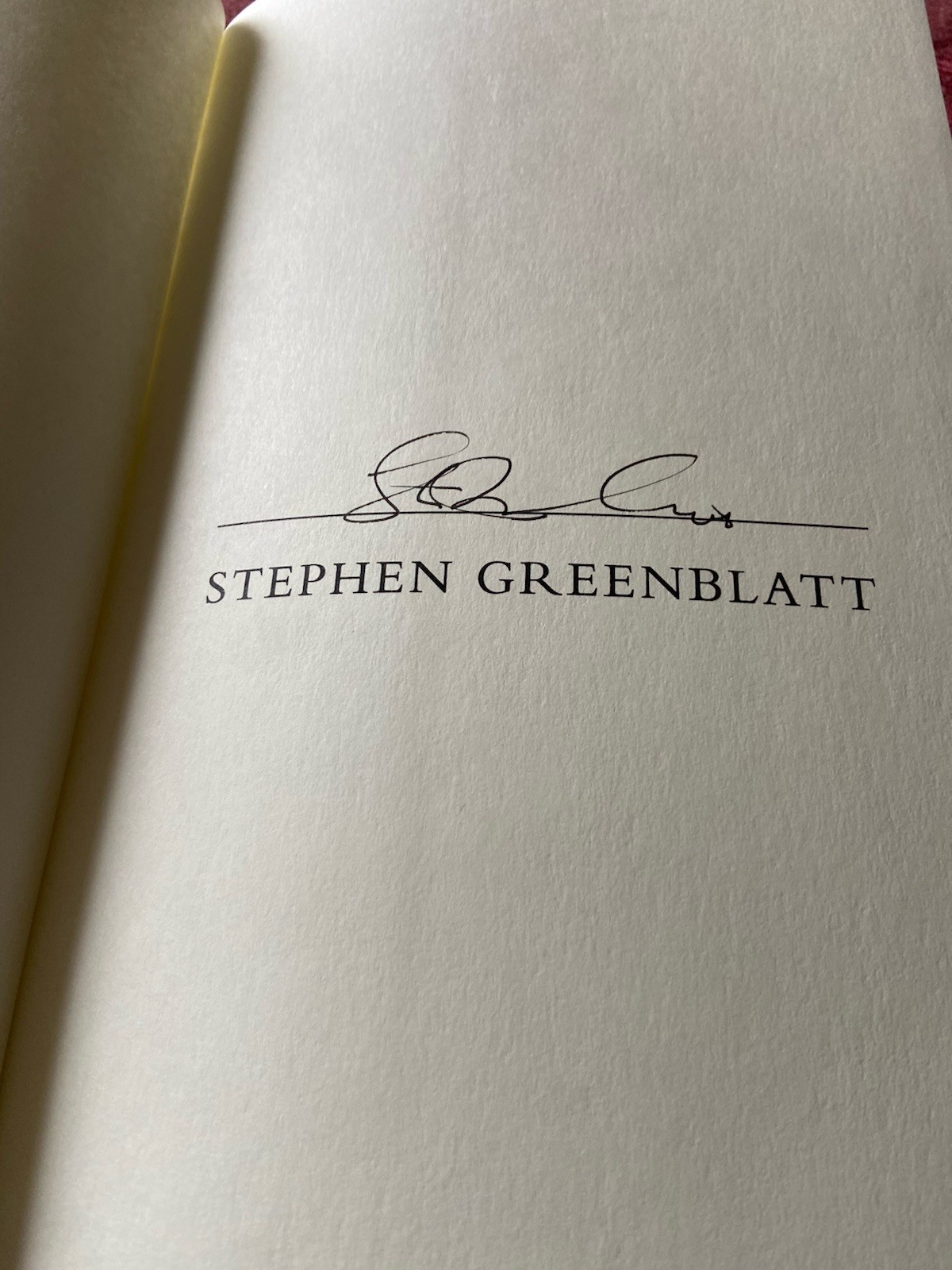 Stephen Greenblatt SIGNED Rise and Fall of Adam and Eve 1st print LN HC FREE SH