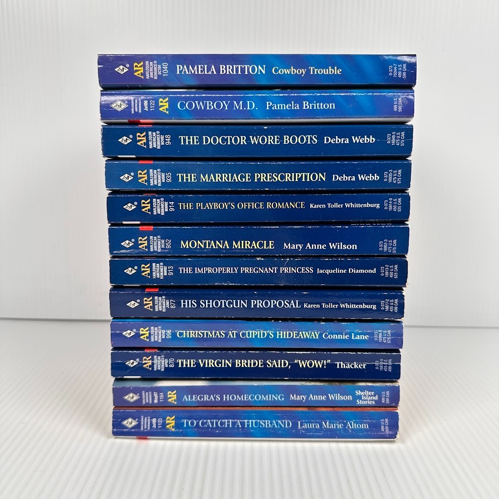 12x Harlequin American Romance PB Books/Novels – Multiple Titles & Authors
