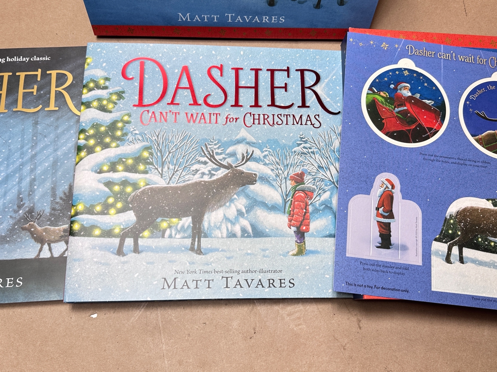 Dasher Gift Set Matt Tavares 2024, Box Set New Children’s Christmas Bestseller