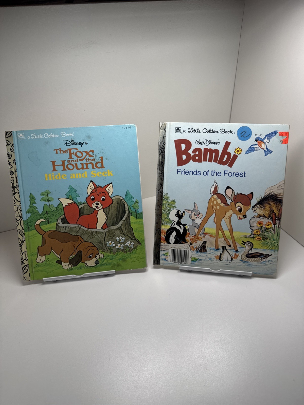 Little Golden Books Lot Of 13 Disney 1970-1990s