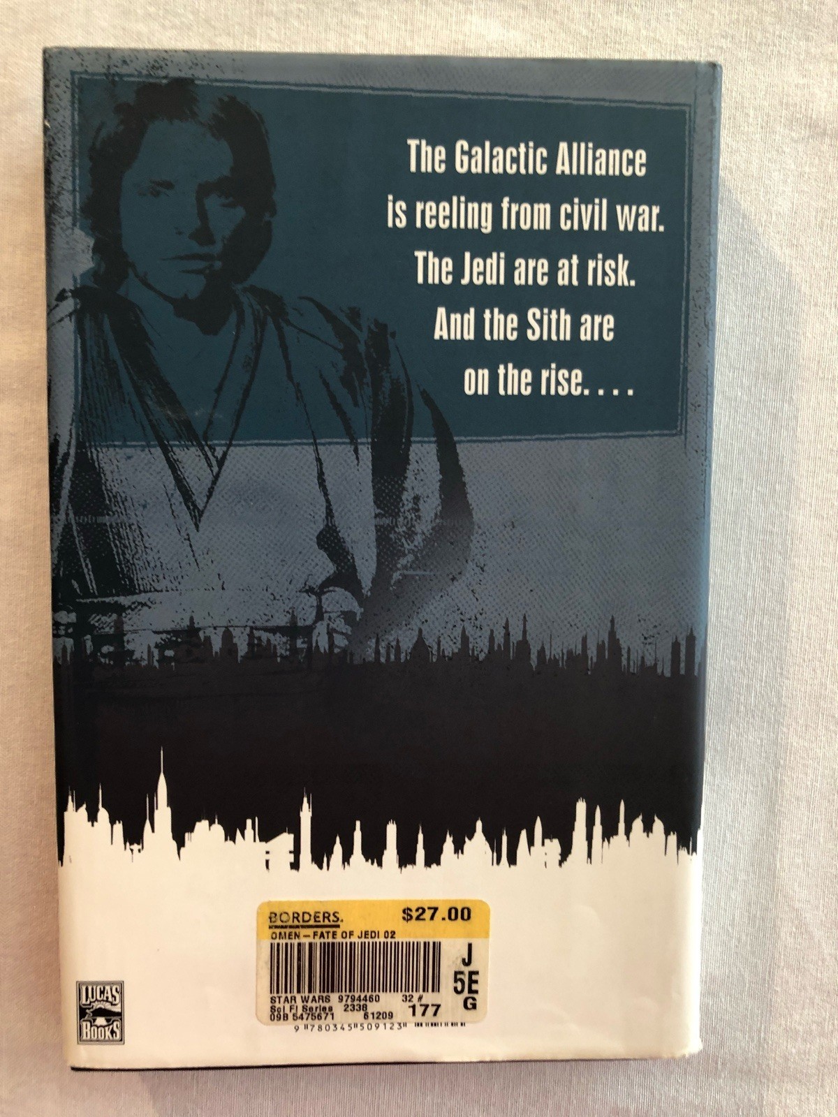 Star Wars Fate of the Jedi: Omen by Christie Golden (2009, First Ed. HC)
