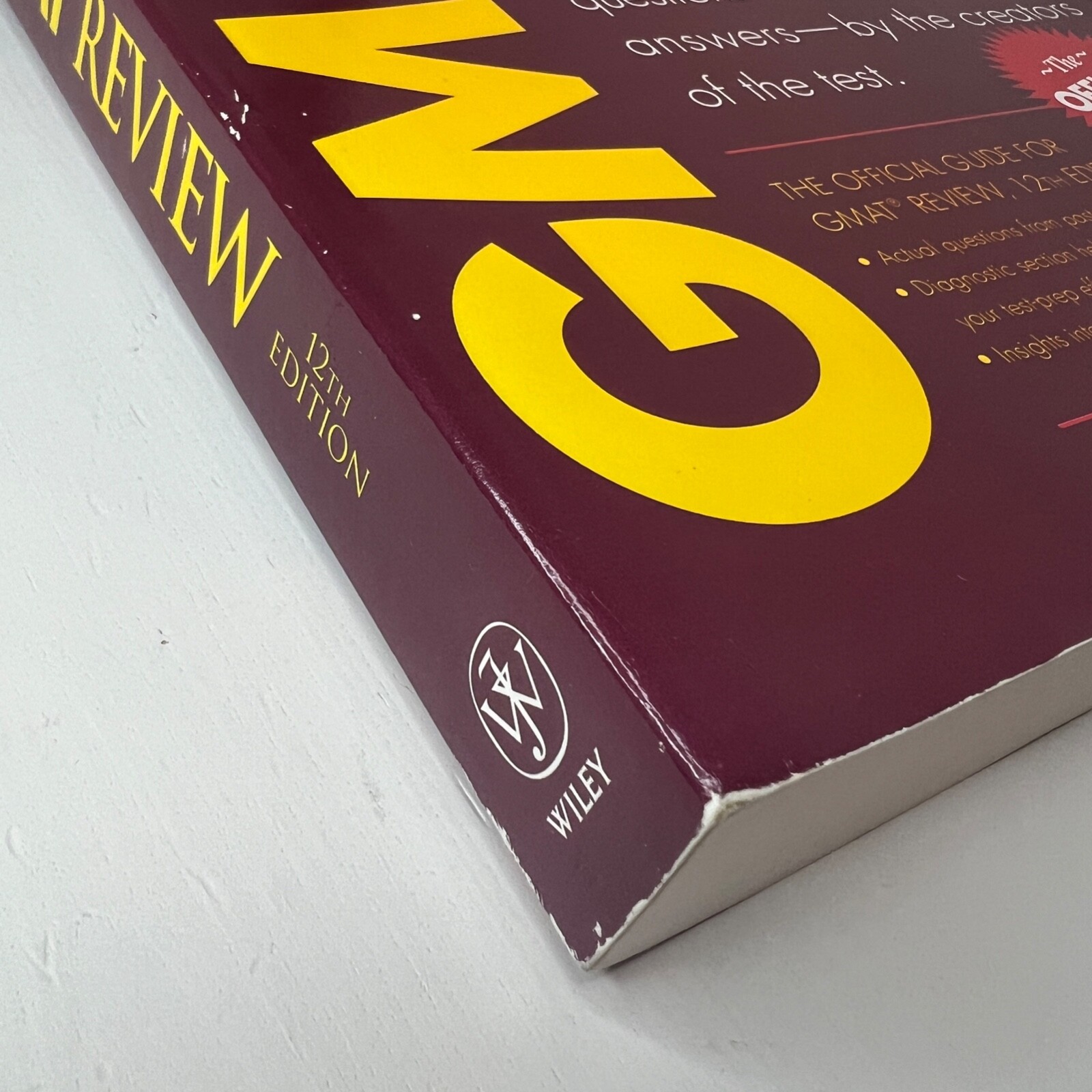 The Official Guide for GMAT Review, 12th Edition – Paperback – GOOD