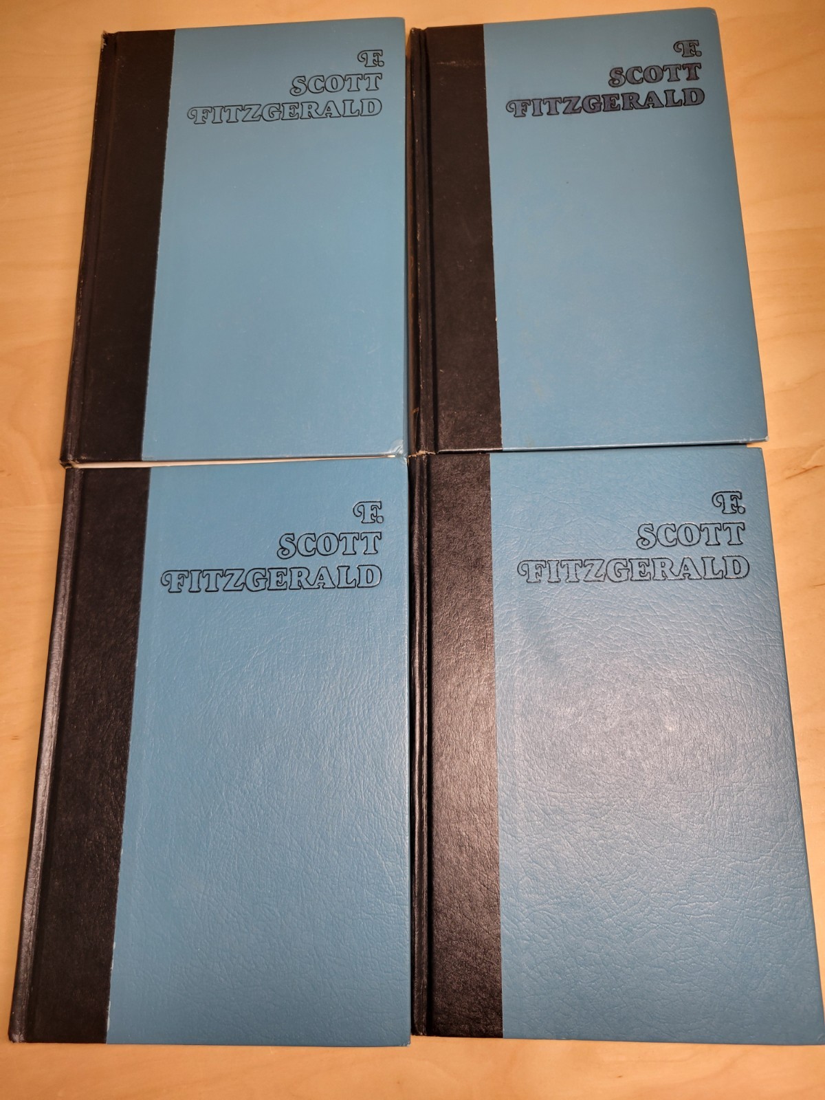 F. Scott Fitzgerald Lot 4 Volumes Collected Works Hardcover NICE!