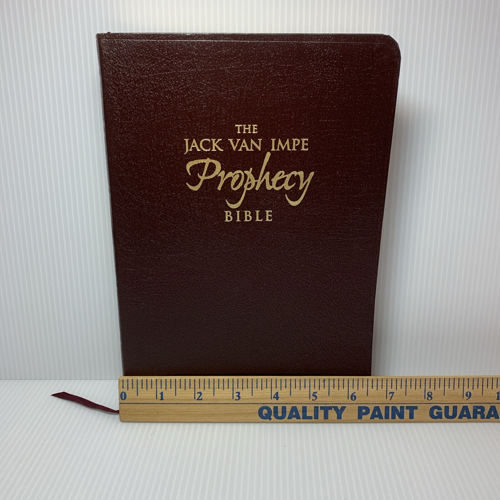 The Jack Van Impe Prophecy Bible, KJV Red Letter Limited Special Edition Leather