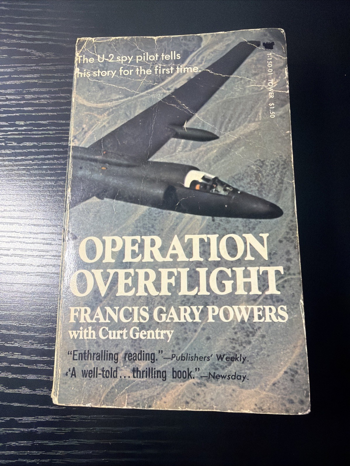 Operation Overflight PB Book Francis Gary Powers 1970 U-2 Spy Plane Pilot War