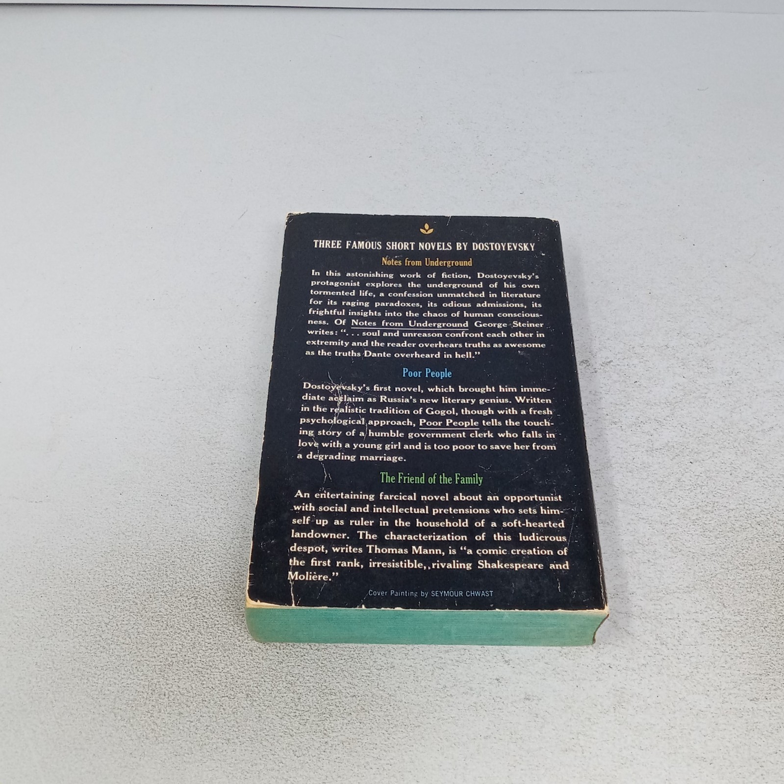 Notes from Underground Poor People Friend of Family 1961 Dell PB Dostoyevsky