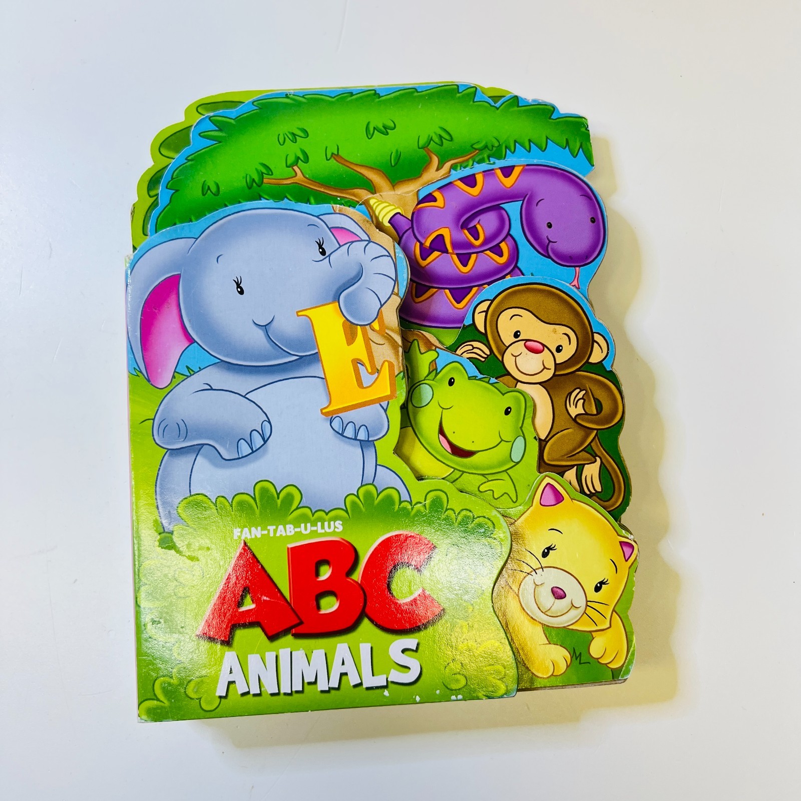 Vision St. Fan-Tab-U-Lus Board Books Lot of 3, 1-2-3 Birds in a Tre, Colors, ABC