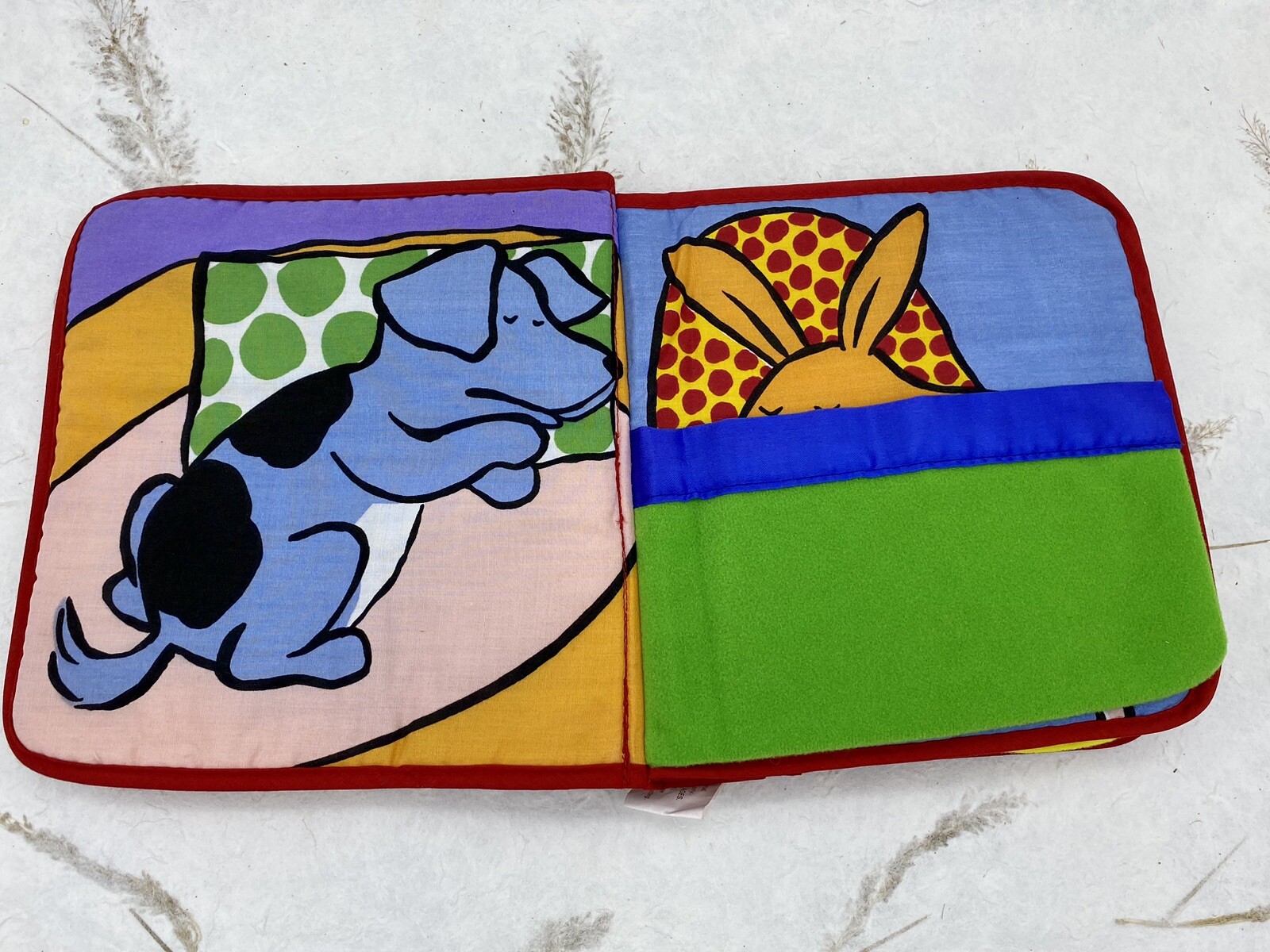 Vintage Sleepy, Sleepy! Baby Soft Book Emily Bolam Rare Hard To Find 1999