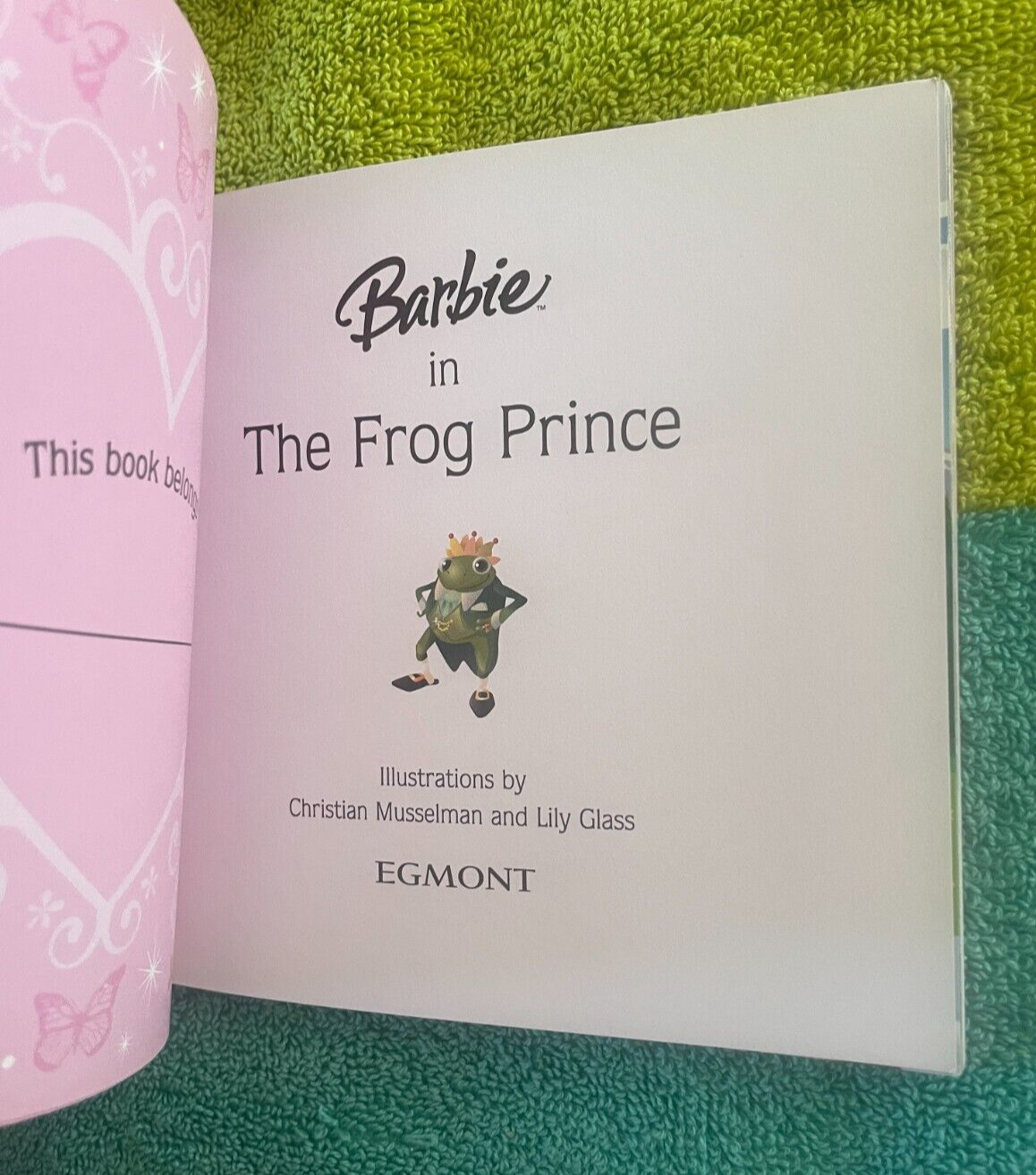 MY BARBIE STORY LIBRARY- THE FROG PRINCE. 15 BY 14CM. 9781405231091