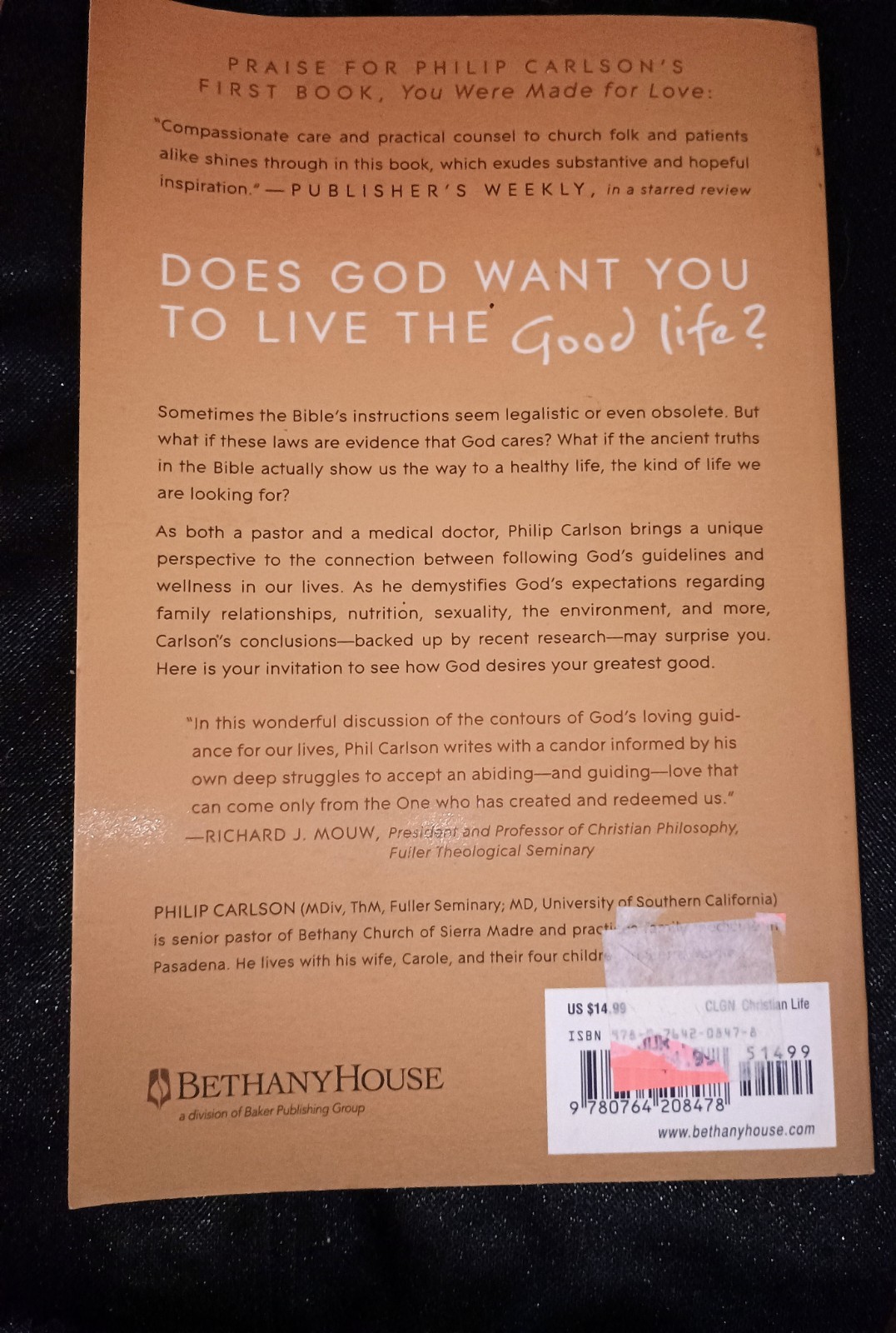 Love Written In Stone By Philip Carlson MD