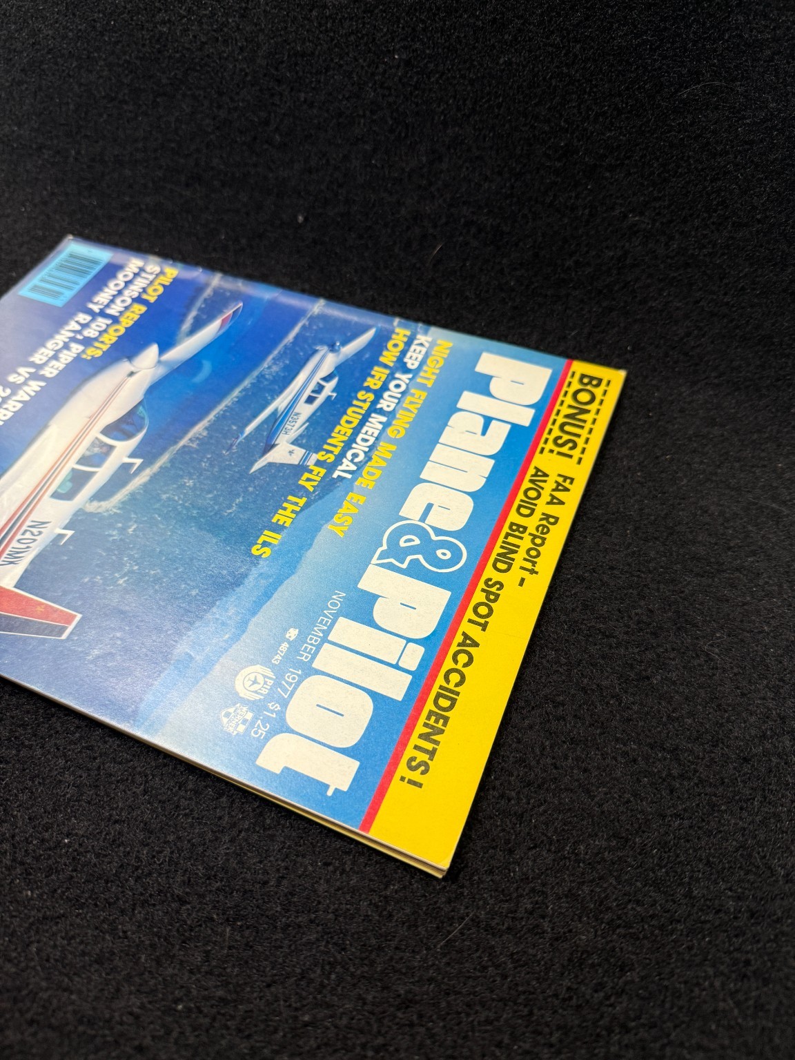 Plane & Pilot Magazine November 1977 Aviation Aircraft Mooney Stinson Vintage
