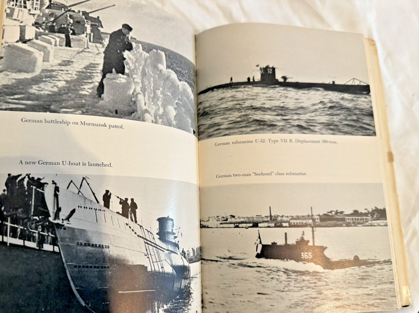 VG+ Der Geefrieg German Navy Story Friedrich Ruge 1957 Vintage Book HC DJ