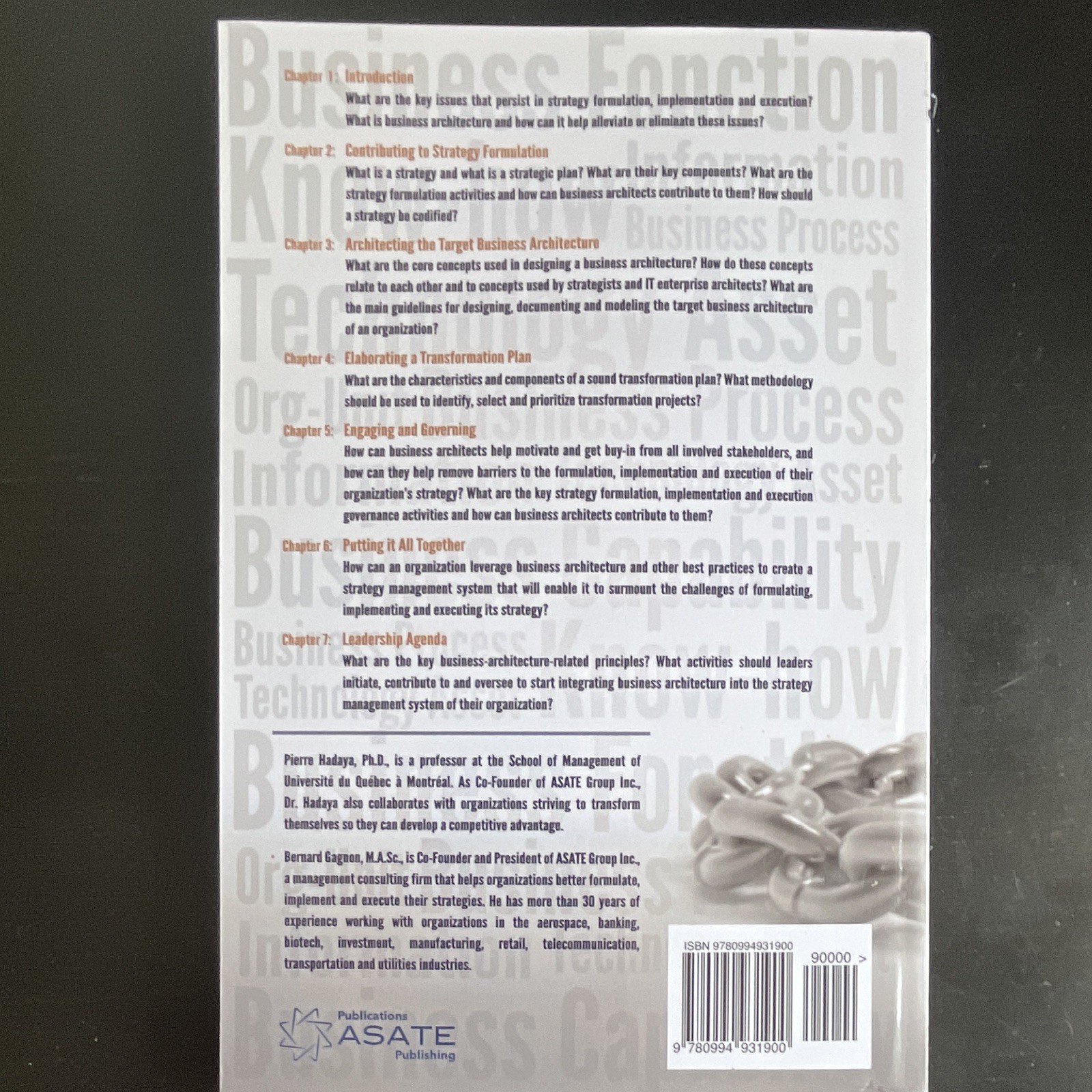 Business Architecture – Hadaya & Gagnon PB English