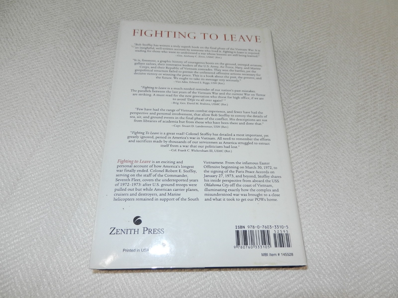 VIETNAM 1972-73 Withdrawal & continued military actions „FIGHTING TO LEAVE“