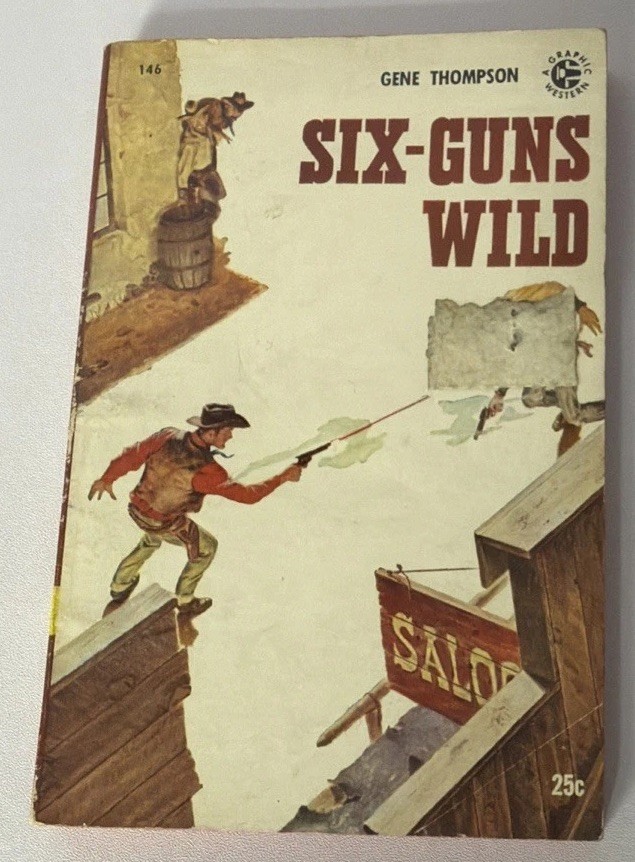 Lot of 10 Vintage PB Westerns Gunslingers Outlaws1940s- 1960s Various Authors ￼￼