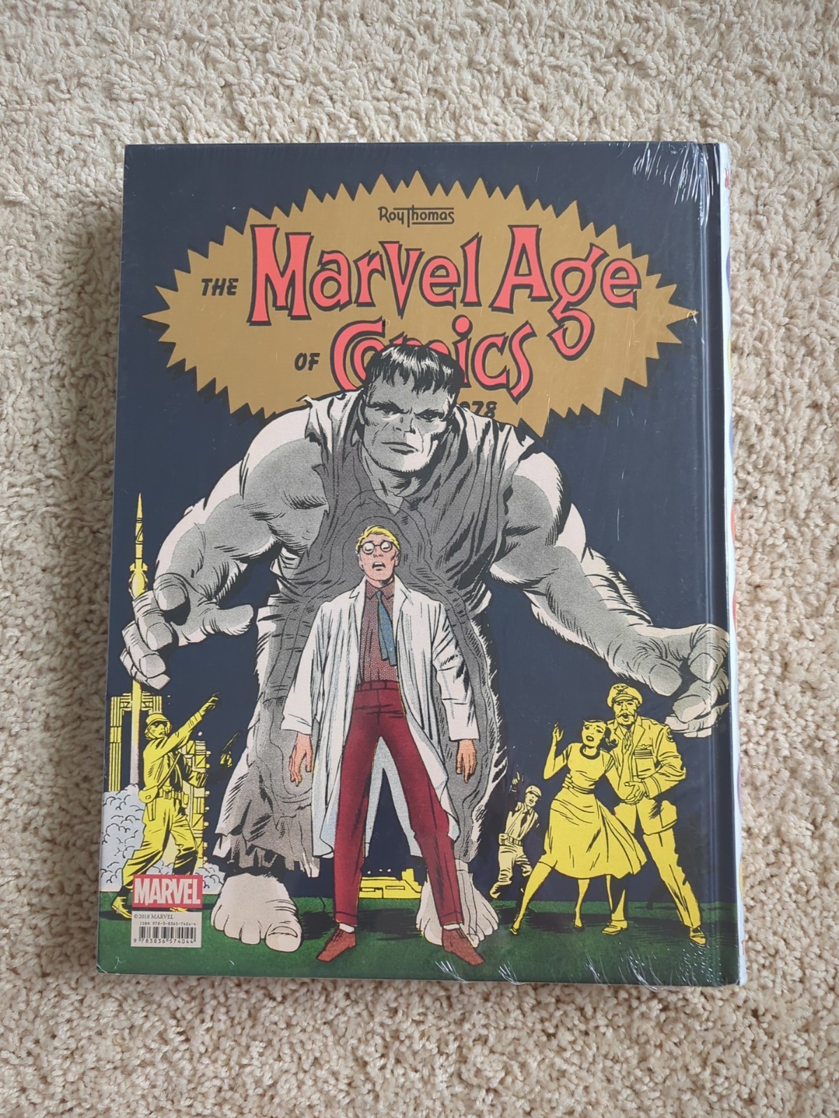 ROY THOMAS THE MARVEL AGE OF COMICS 1961-1978 13″ x 10″, HARDCOVER BOOK Sealed!
