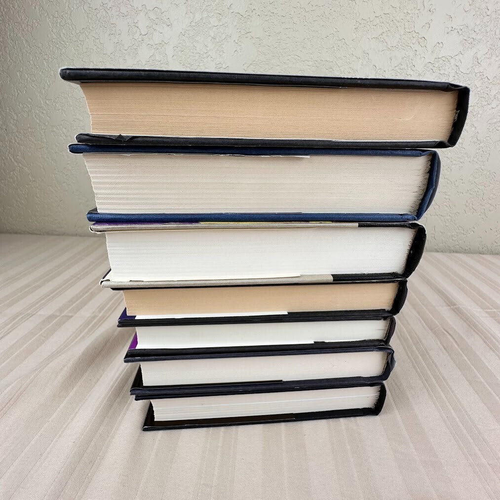7x Hardcover Novels Multiple Titles & Authors Mystery, Crime, Thriller, Suspense