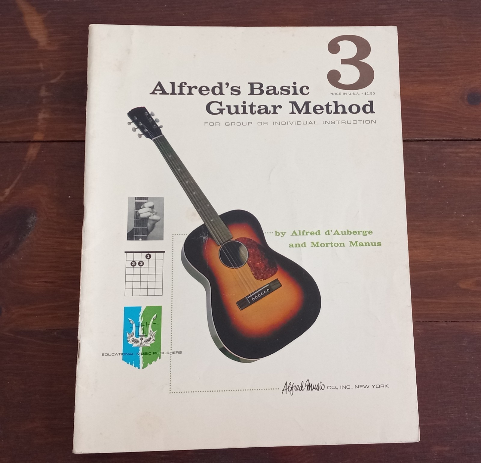 Vintage 1957 Alfred’s Basic GUITAR Method #3 48 Pages