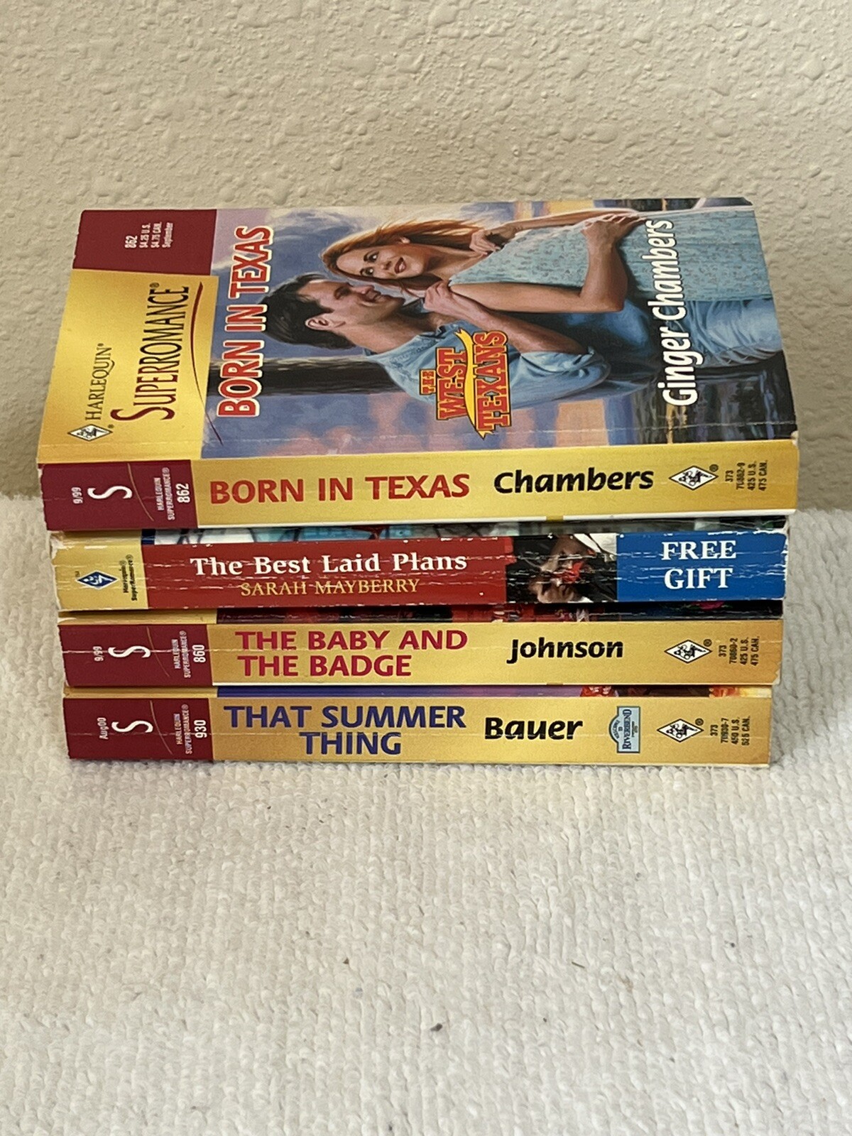 Harlequin Super Romance Lot 4 Paperback Books
