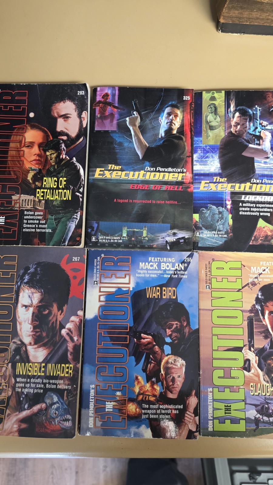 Don Pendleton Books The Executioner Lot of 13 Books Vintage Paperbacks