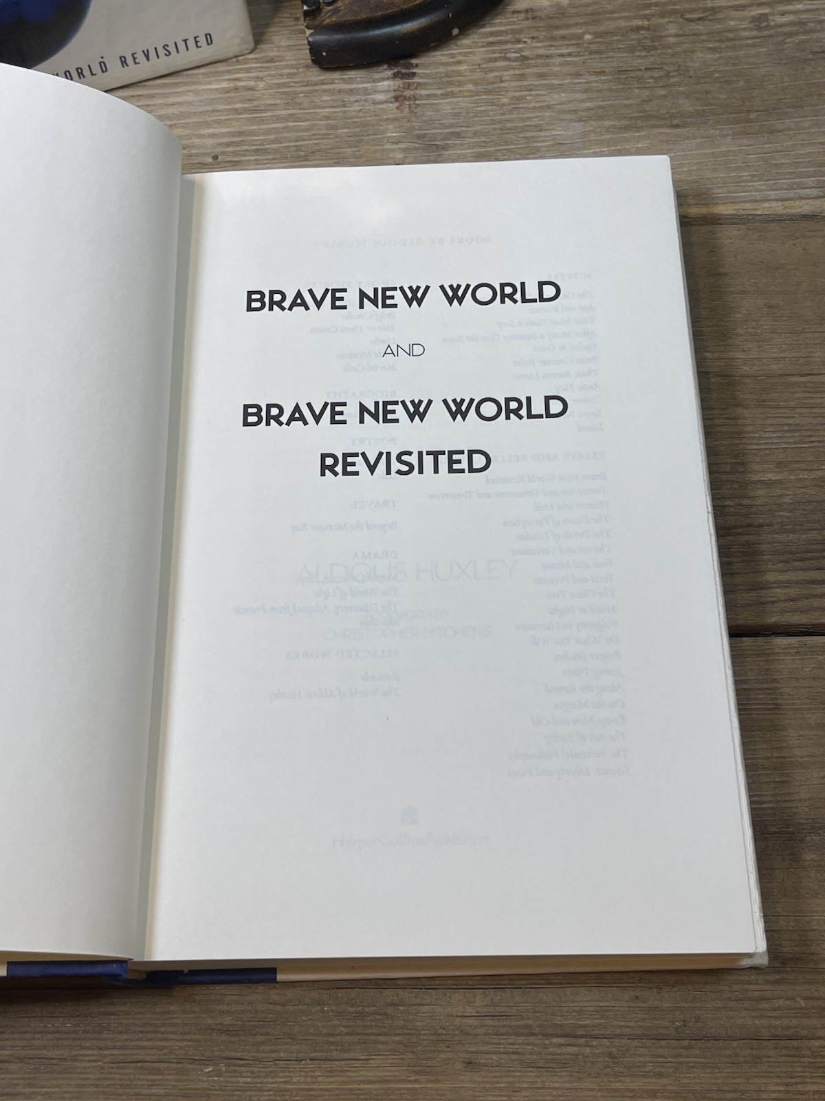 “Brave New World & Brave New World Revisited” HC VERY GOOD