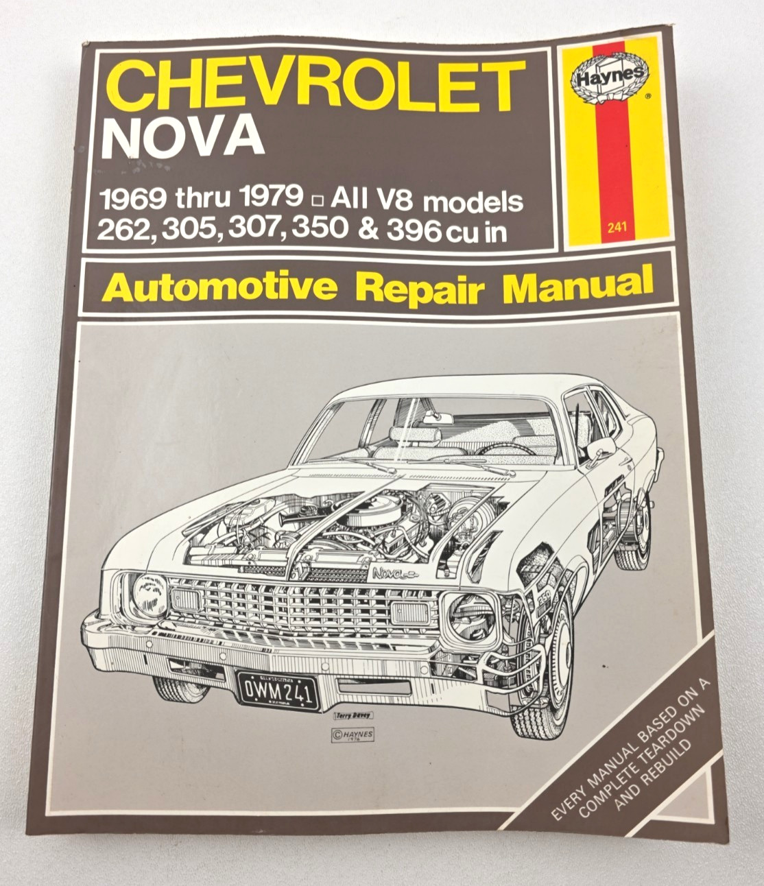 GM Chevrolet Nova 1969-79 262-396 In Eng Chilton Haynes Auto Repair Manual 241