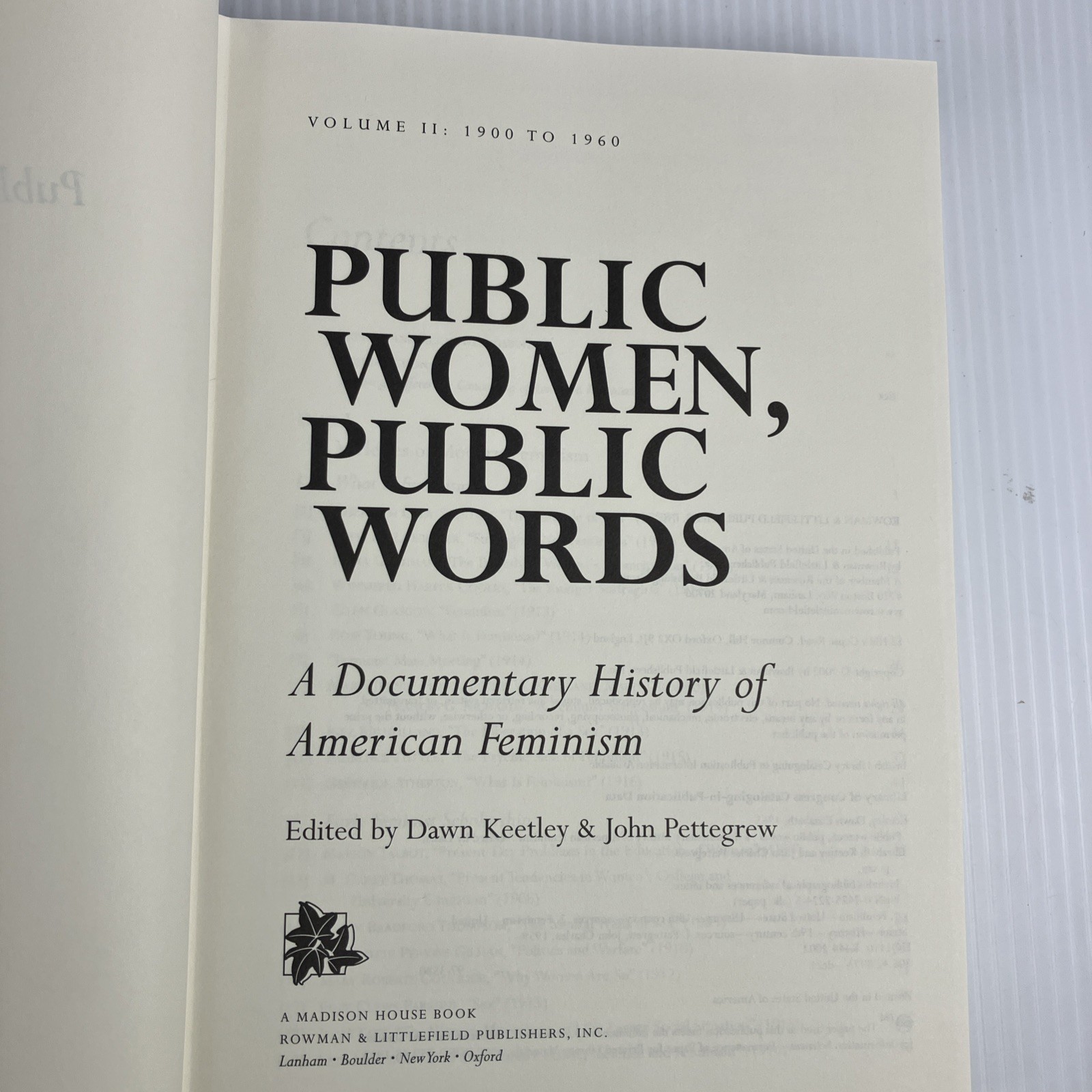 Public Women, Public Words 3 volume set : History of American Feminism HC