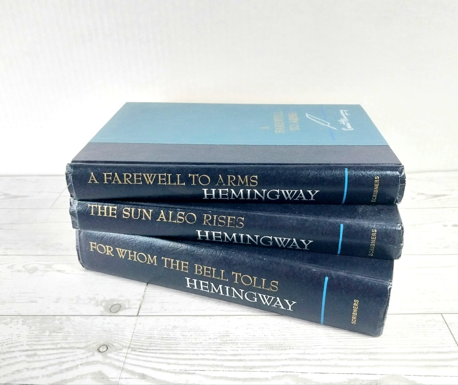 ERNEST HEMINGWAY☆ Scribners Collector’s HC Lot/Set of 3~ Farewell to Arms+ VGC